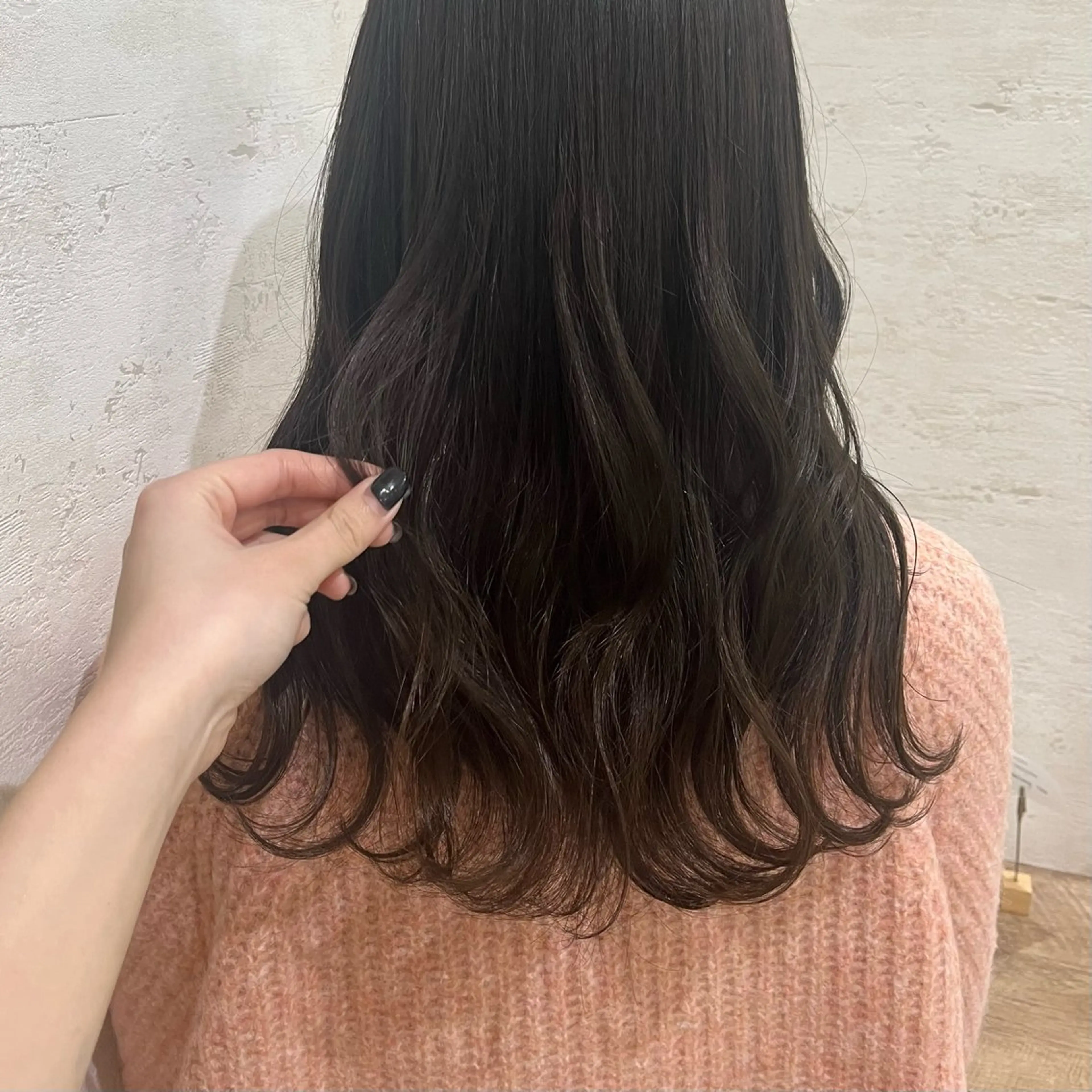 ロング カラー 杉田 涼のヘアスタイル