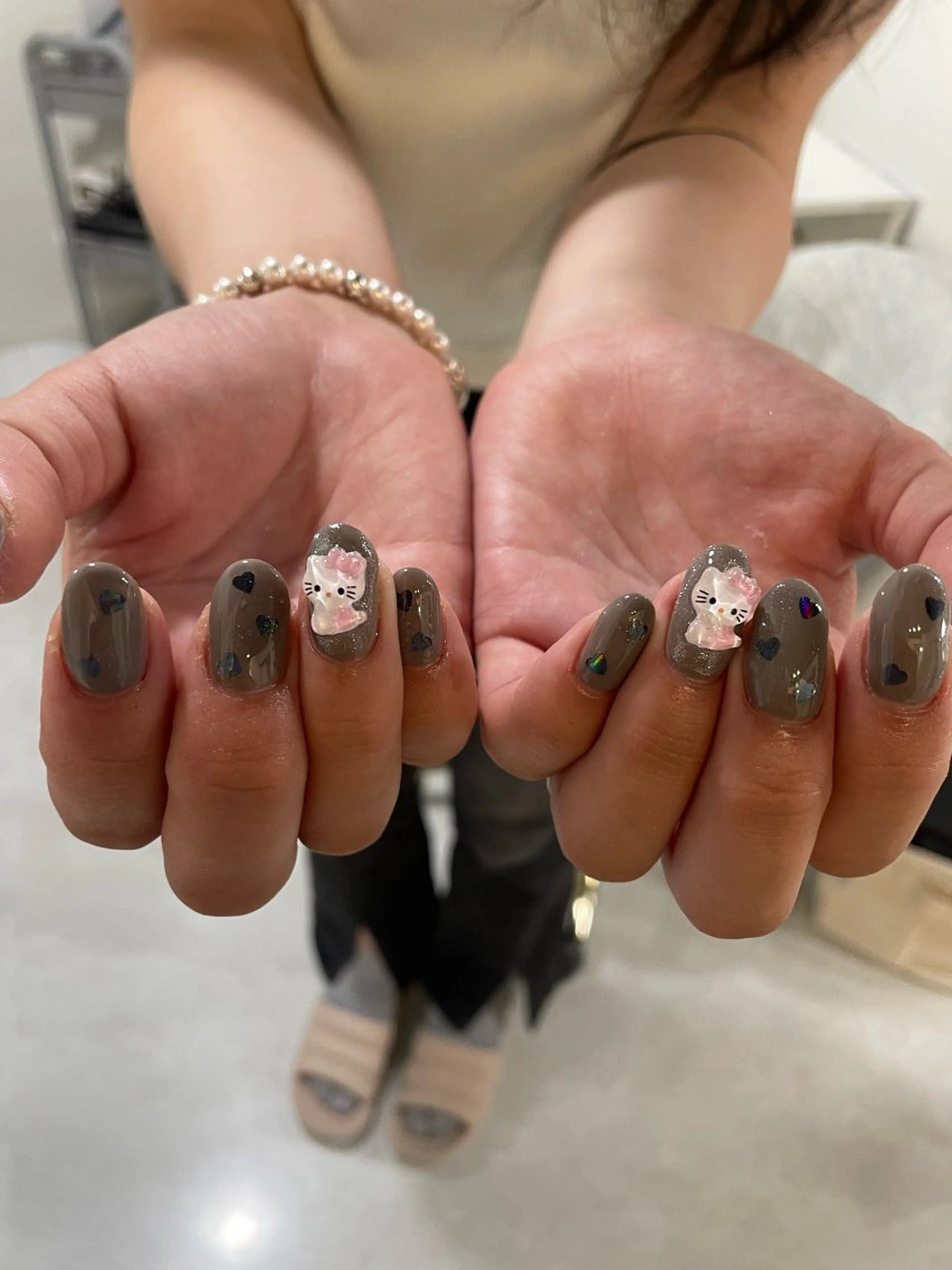 ミディアム LBnail.sae /おえかきネイルのネイルデザイン