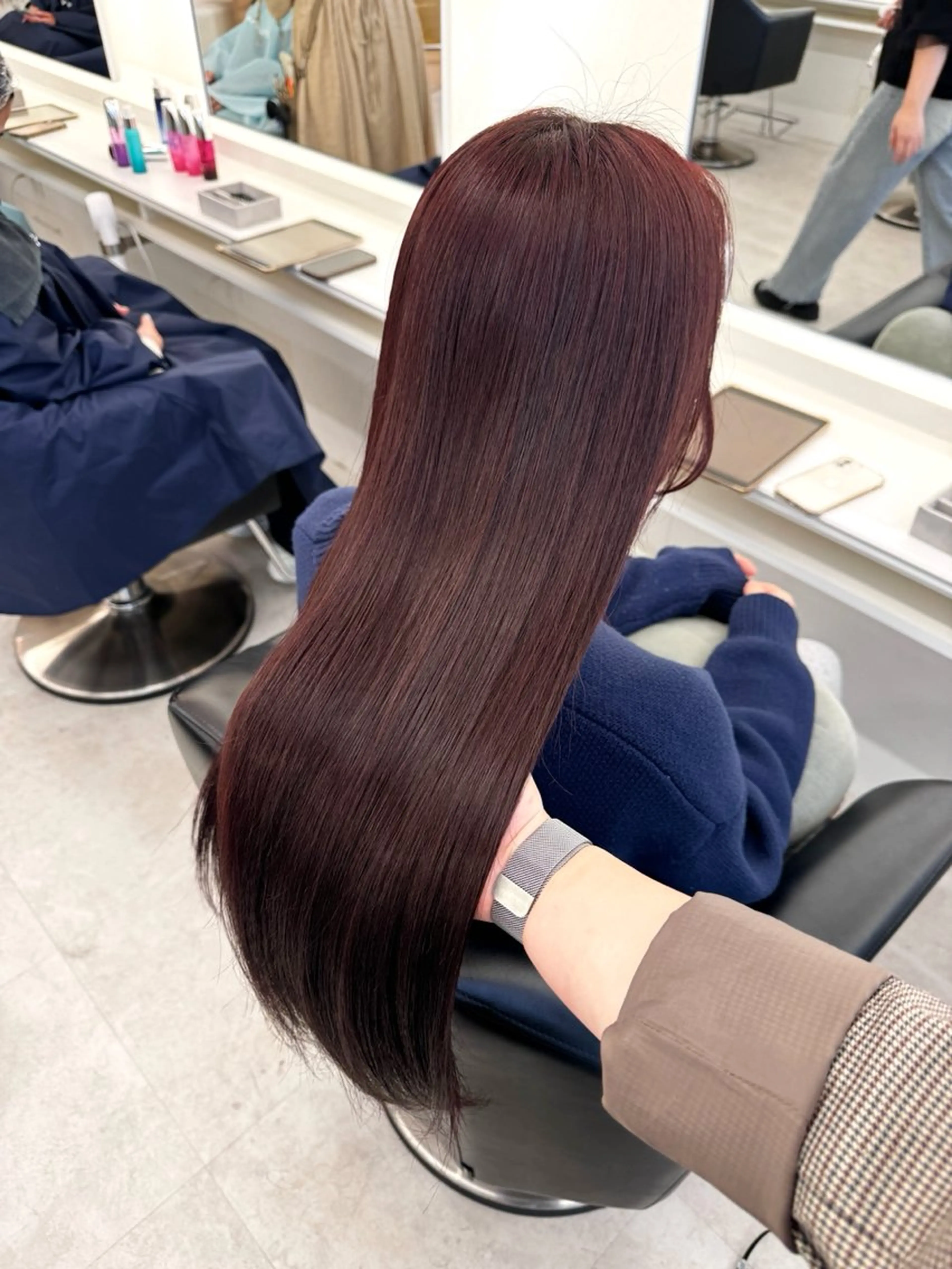ロング カラー ヘアカラー ParveMix🍀 藤原愛未のヘアスタイル