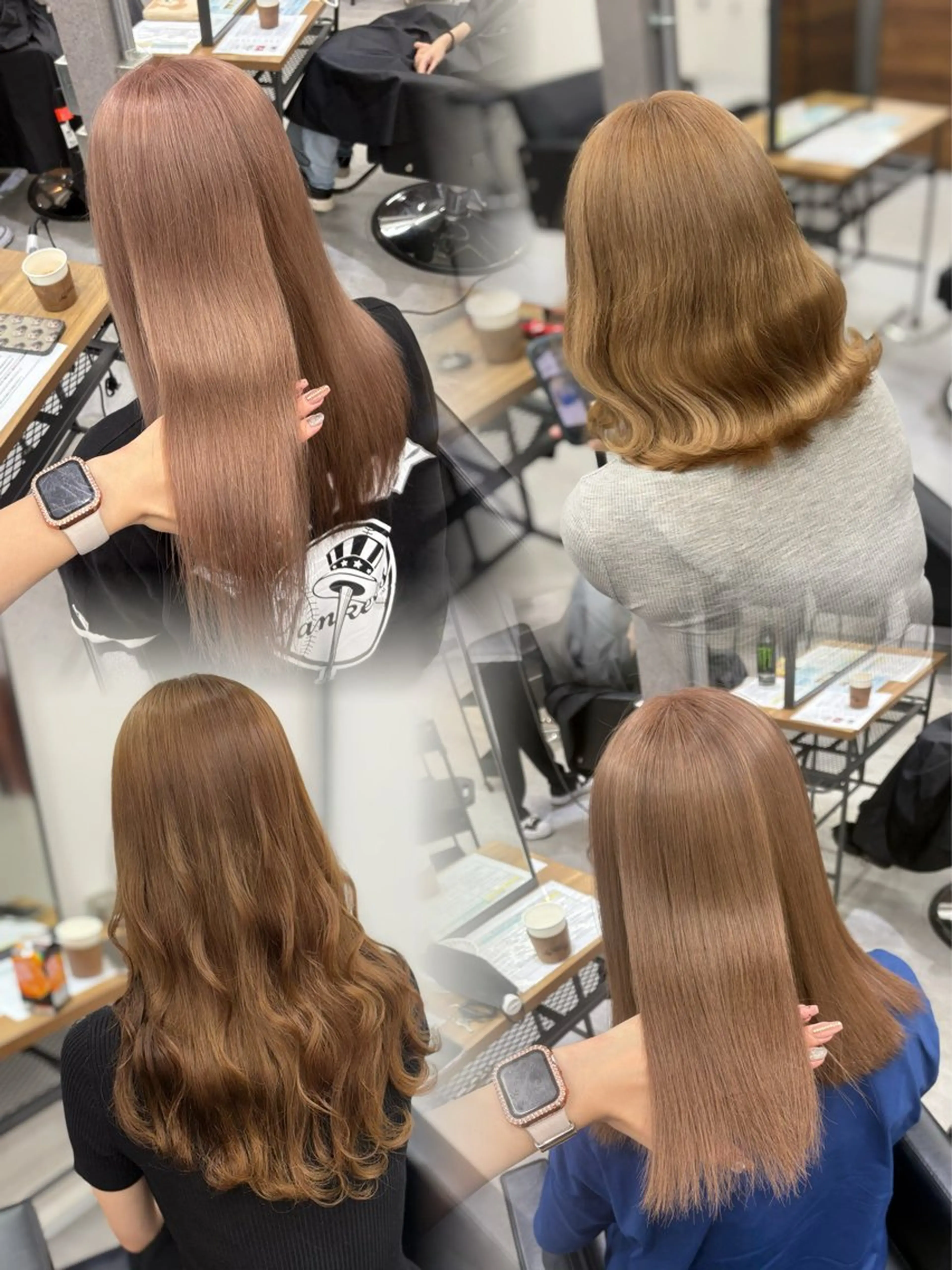 ロング カラー ヘアカラー トリートメント SAKI🫧NEXT 池袋/韓国風カラー✨のヘアスタイル