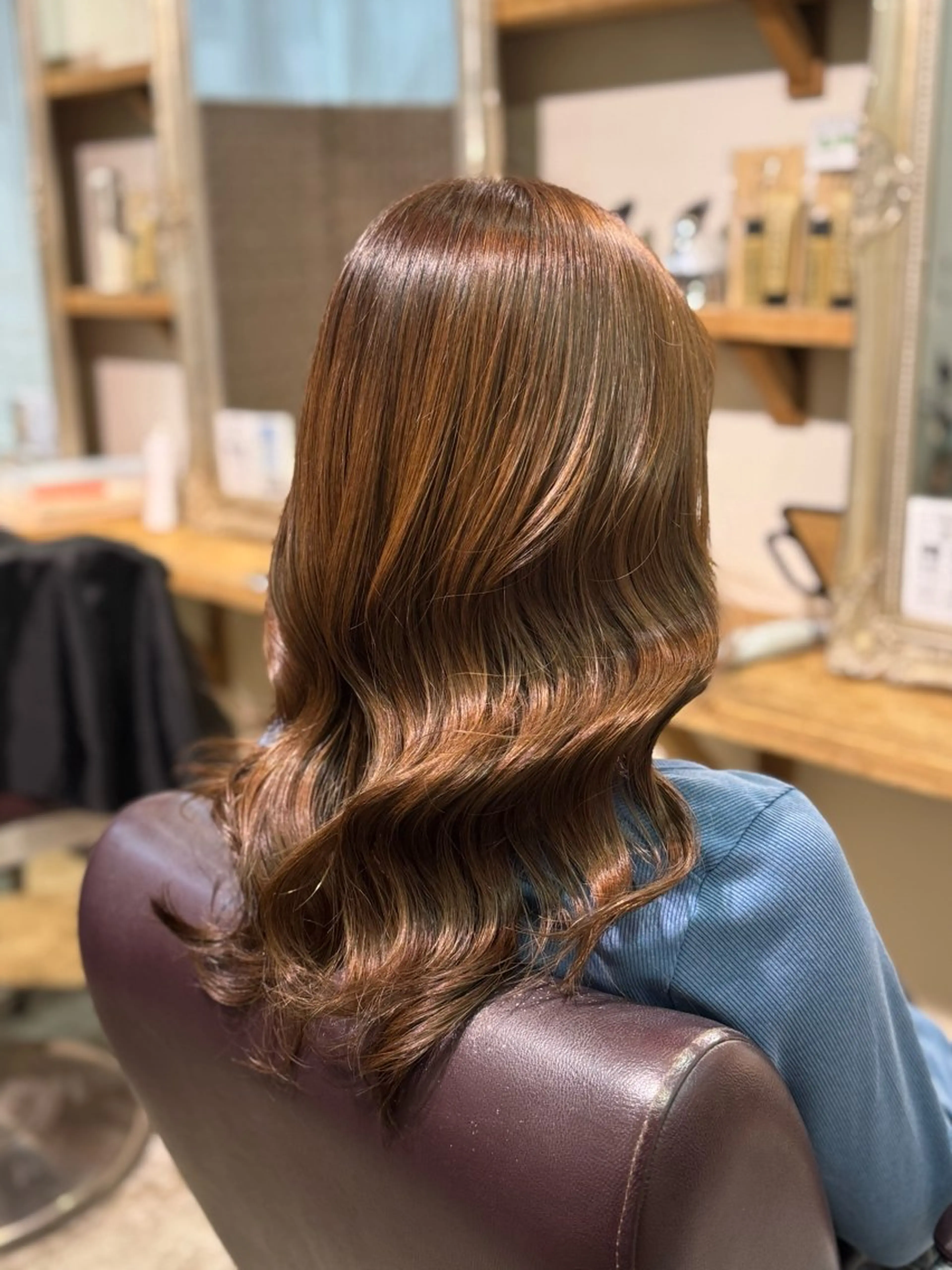 ロング カラー カット ヘアカラー 暖色カラー/nail / miu 🌺❤︎のネイルデザイン