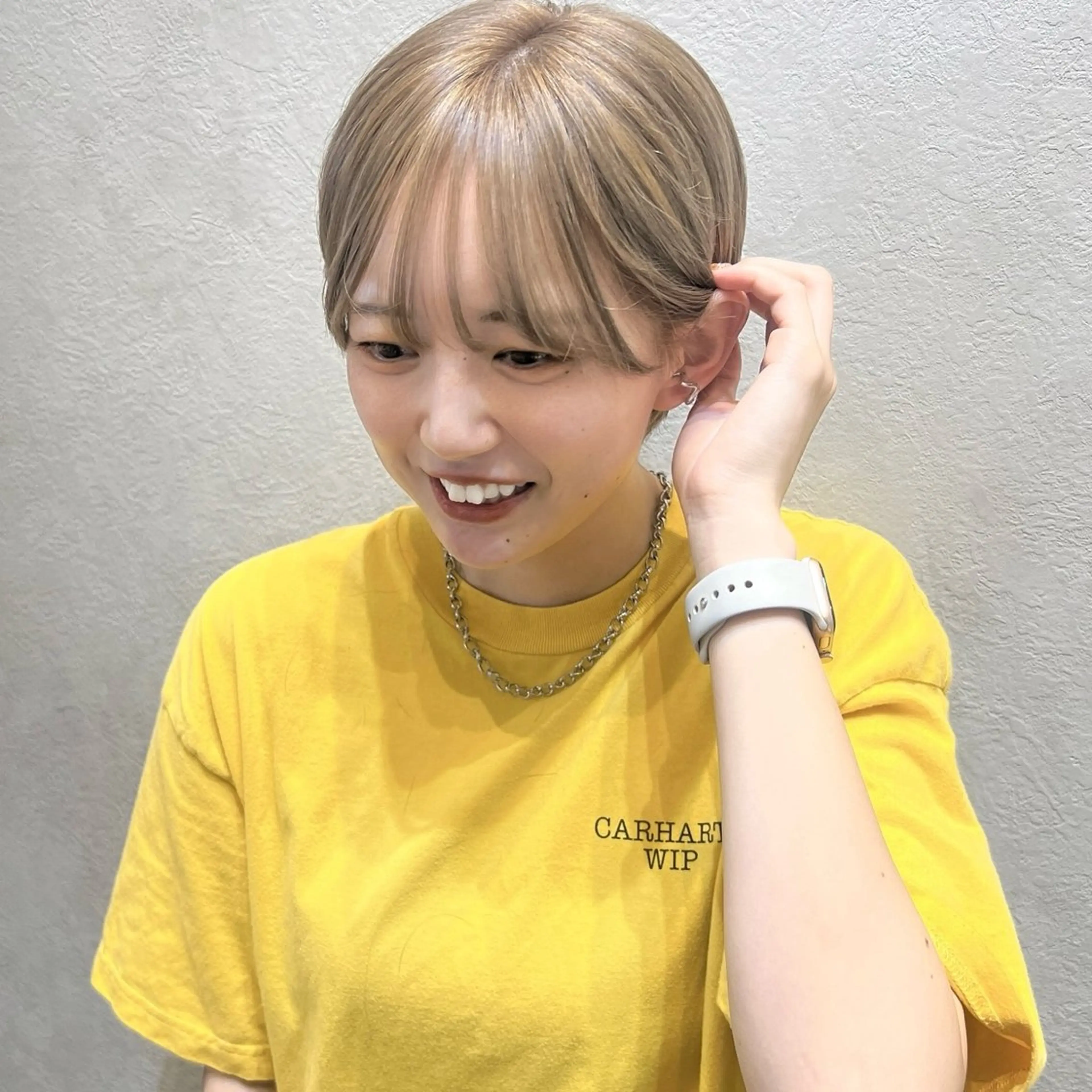 ショート 濱野 梨奈のヘアスタイル