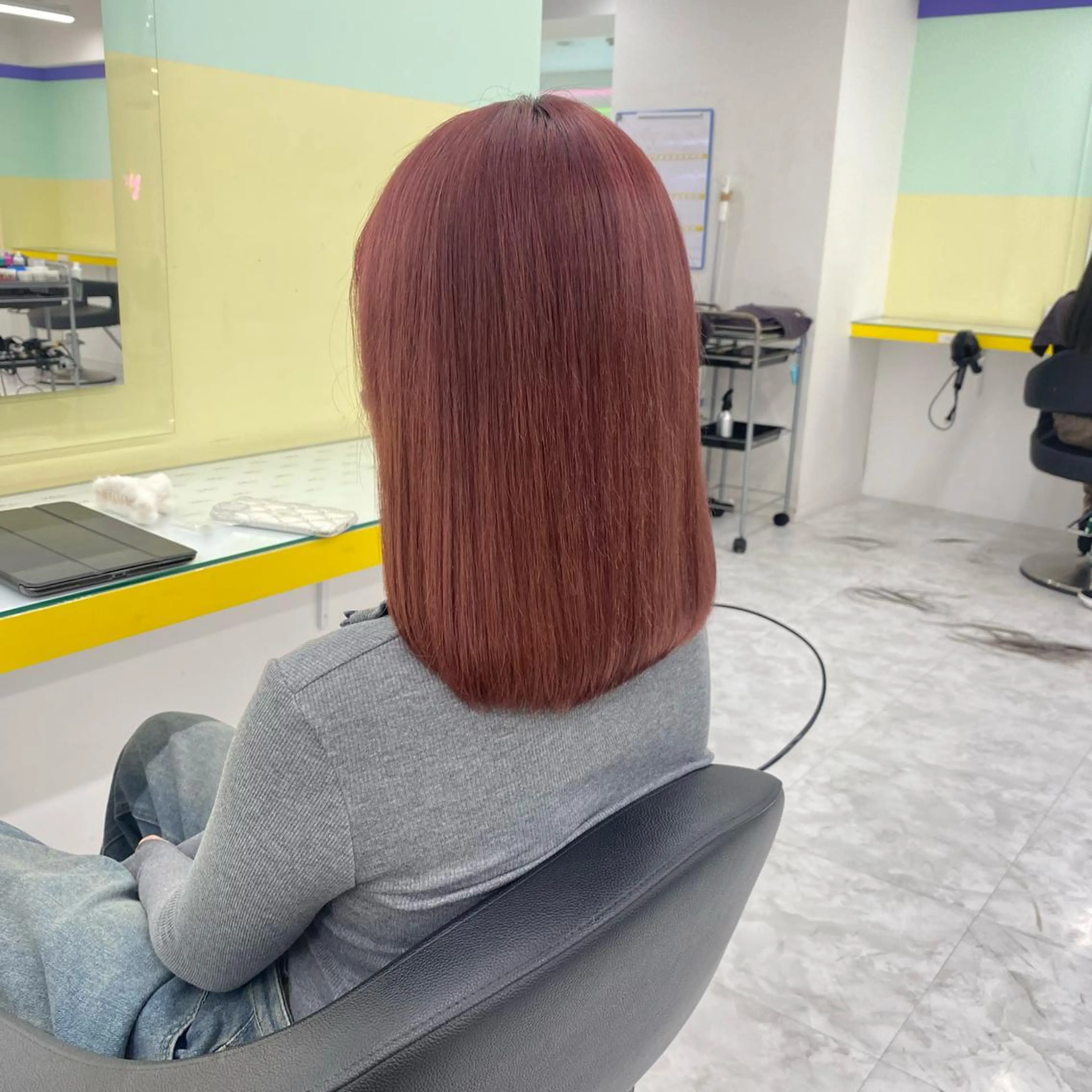 ミディアム カラー パーマ ヘアアレンジ メンズ キッズ ネイル マツエク・マツパ アイブロウ Lumo所属・💖横浜ブリーチなし 💖MIHOのヘアスタイル