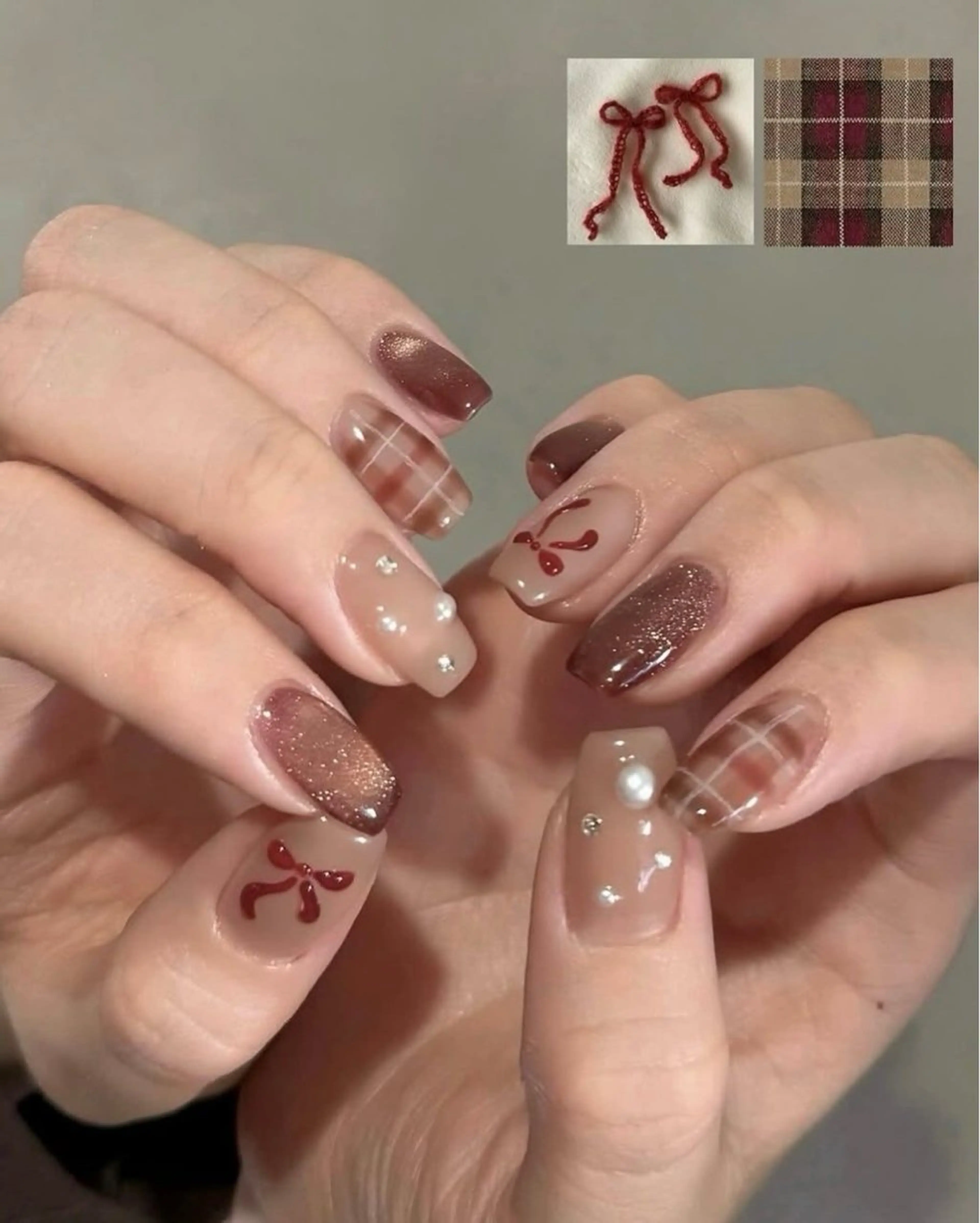 ネイル アートネイル 長さ出し ジェルネイル マグネットネイル ニュアンスネイル ハンドネイル Cloudy Chan 歌舞伎町のネイルデザイン