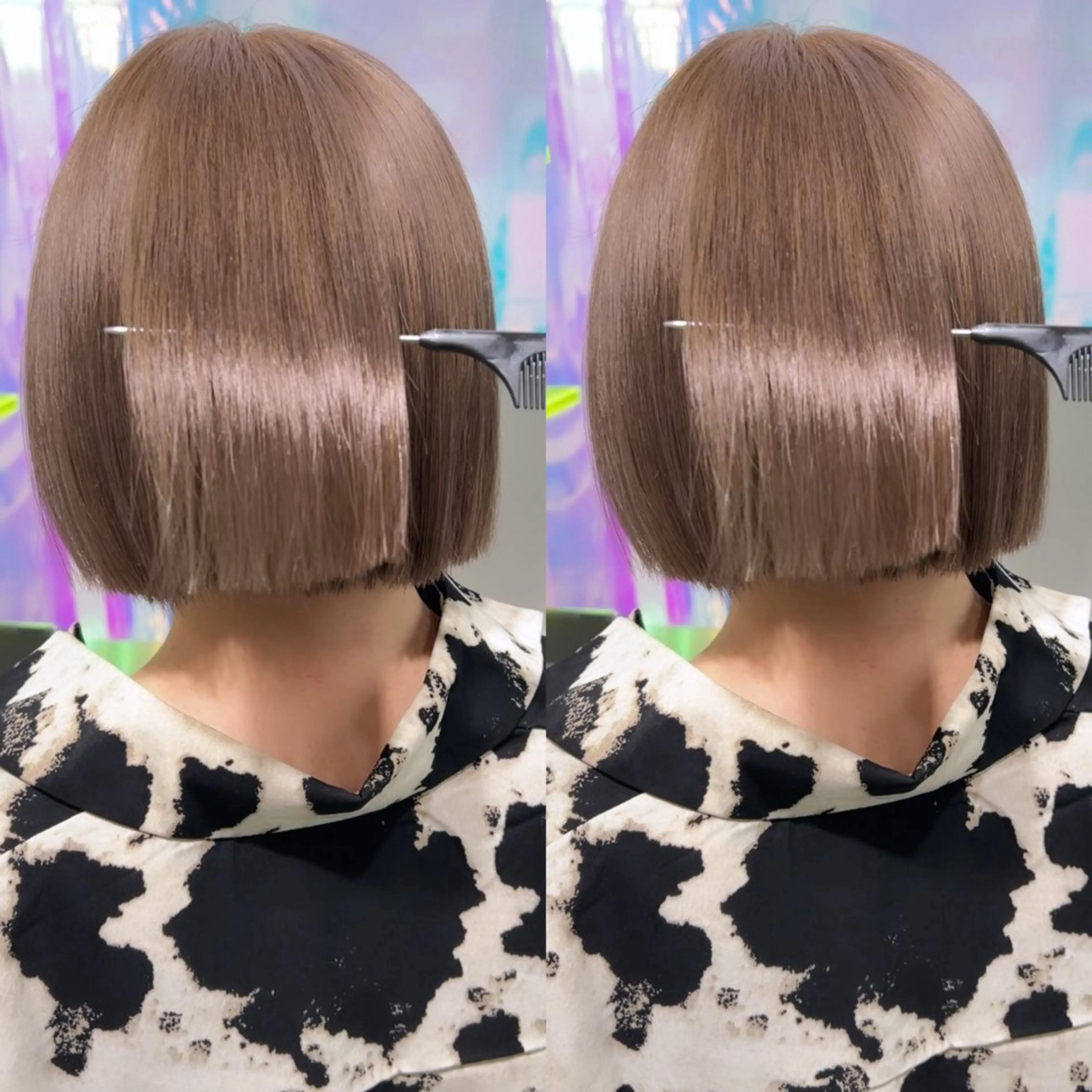 ミディアム ヘアカラー 🇰🇷韓国レイヤー ヒロキ🇰🇷のヘアスタイル