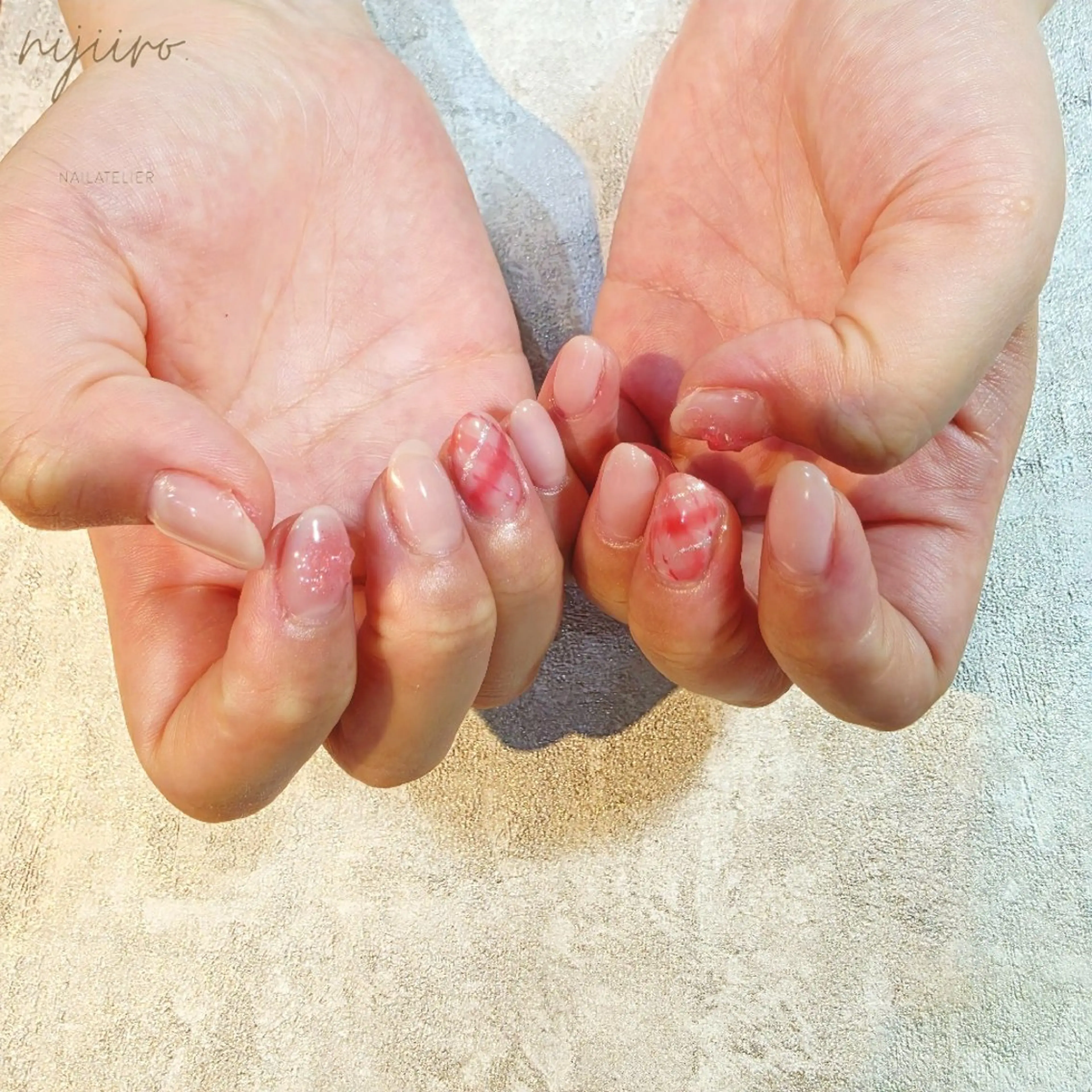 ネイル ハンドネイル nailatelier nijiiro.所属・nijiiro🌈 サトウのネイルデザイン