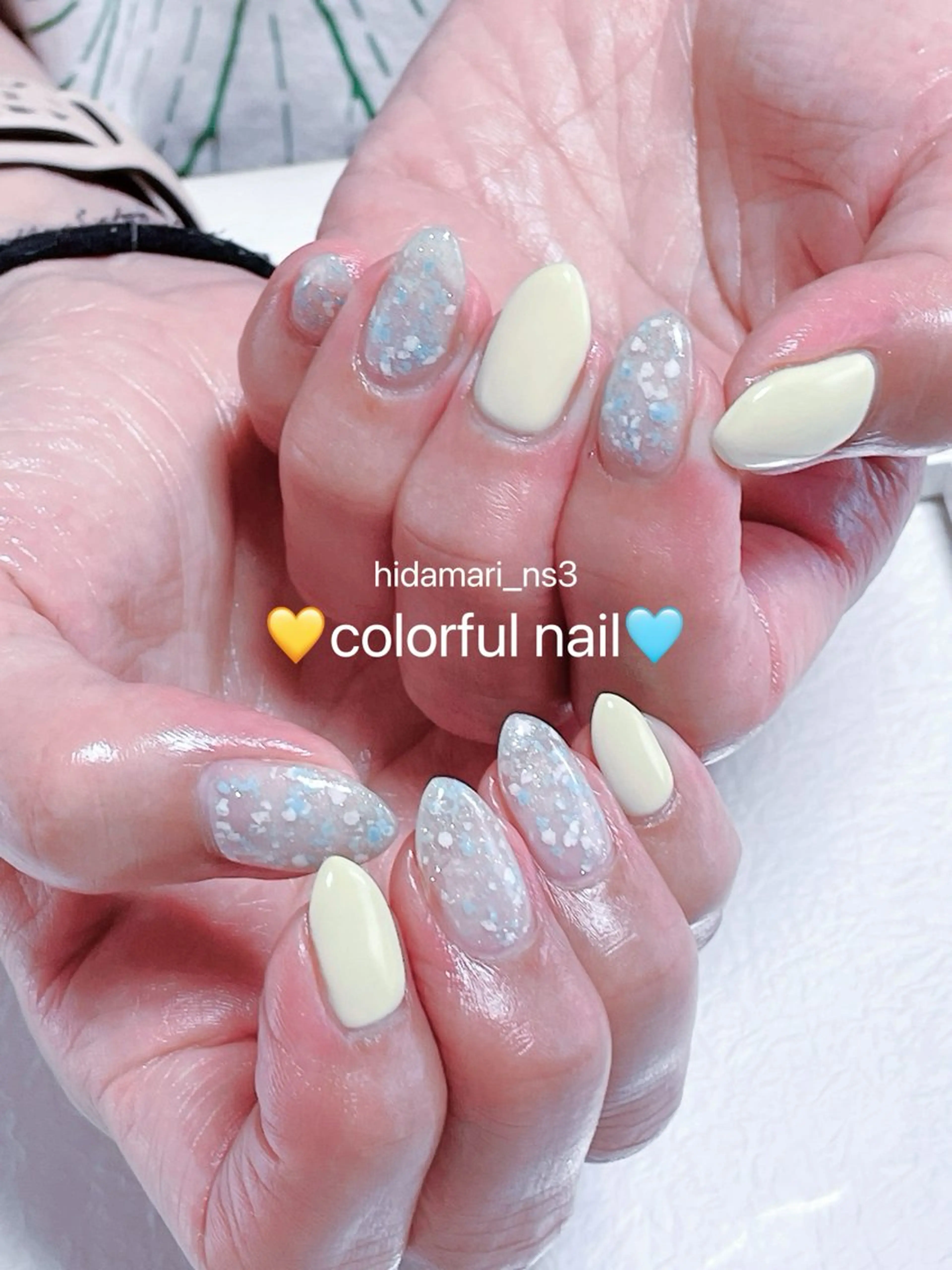 ネイル マグネットネイル ミラーネイル ハンドネイル NailSalon ひだまりのネイルデザイン