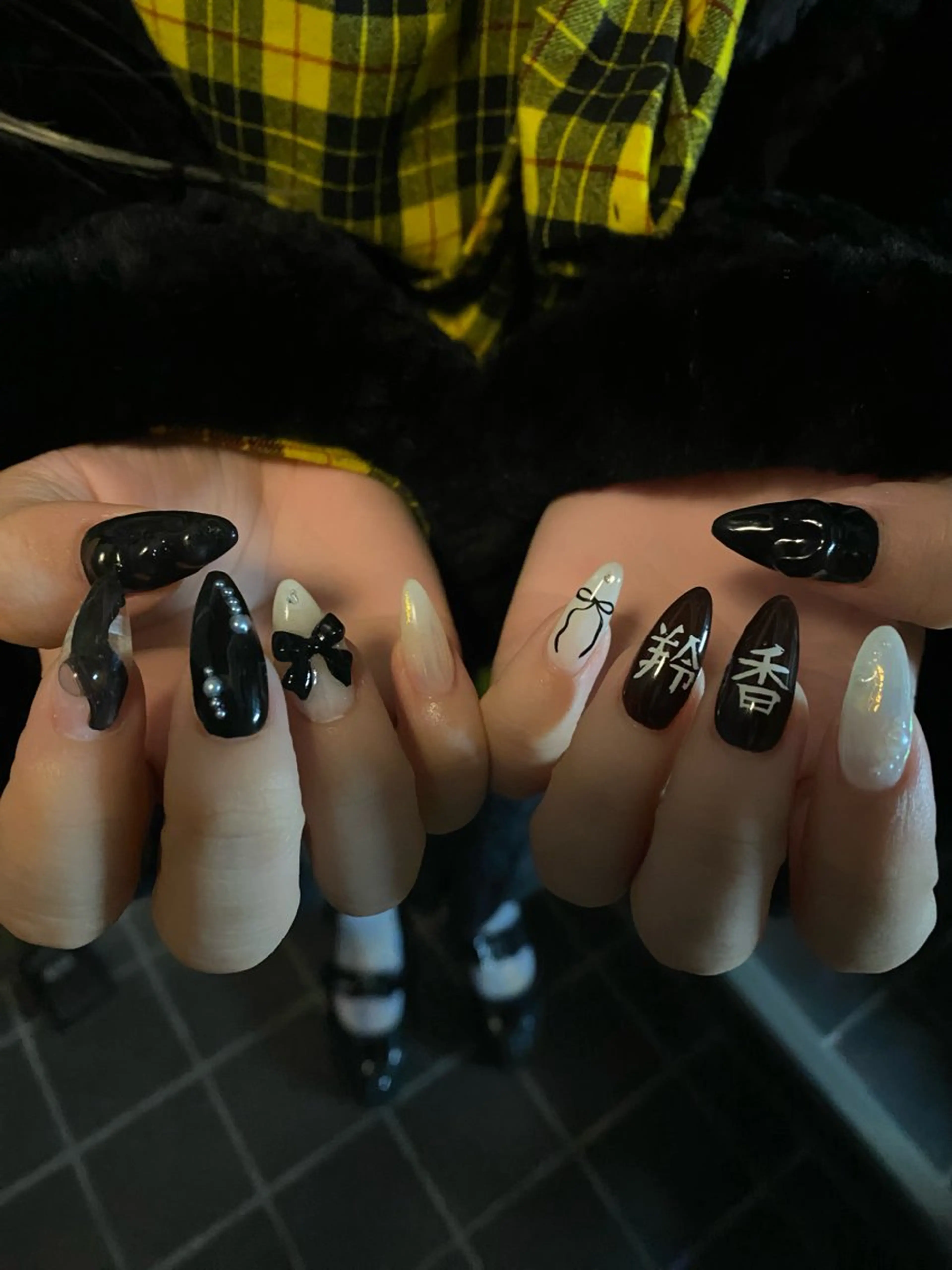 ネイル 成人式 卒業式 ハンドネイル nano/きもかわ nail🐬🫧のネイルデザイン