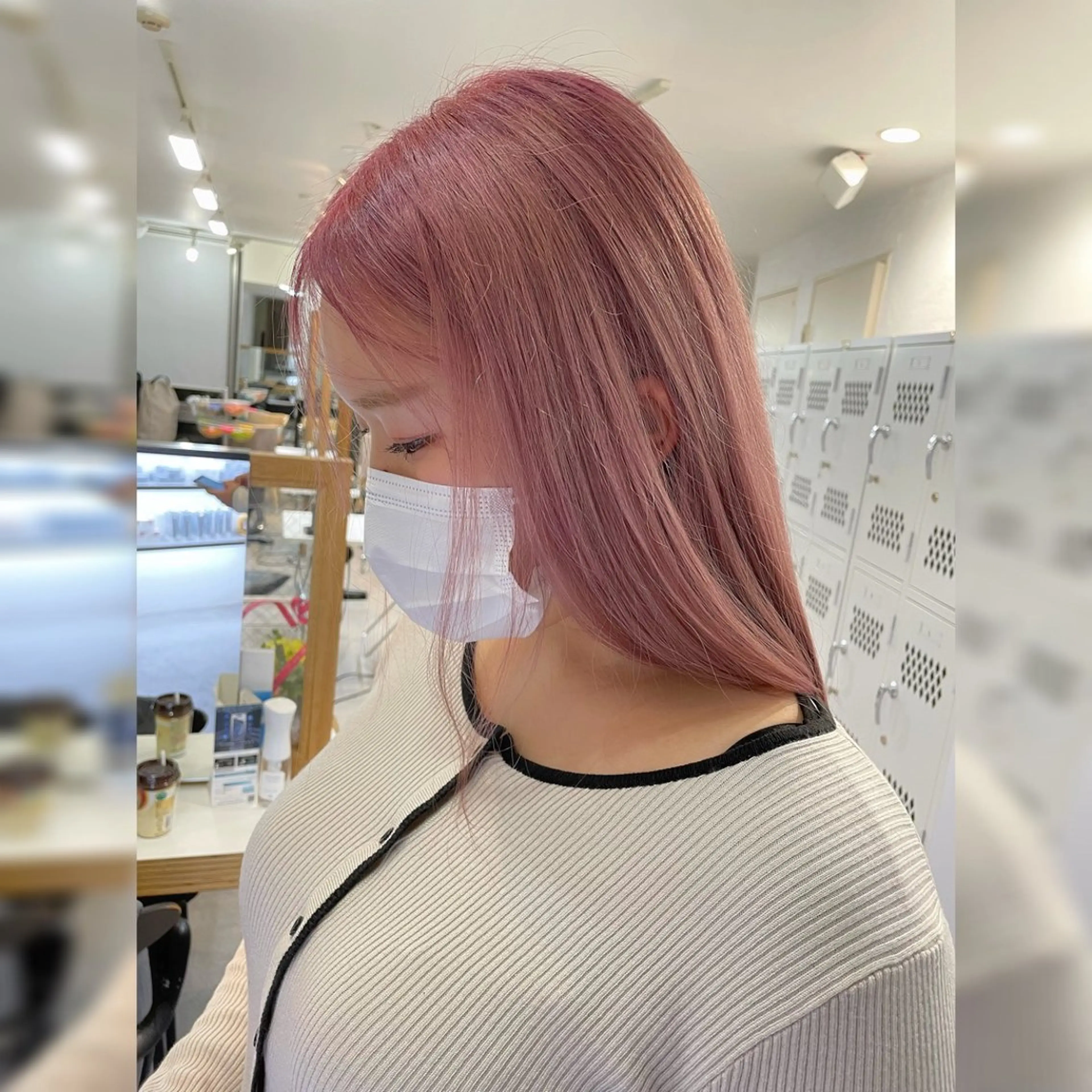 ロング カラー ブリーチ ケアブリーチ デザインカラー ダブルカラー イヤリングカラー ヘアカラー Ali'i men's salon所属・パーマ、カラー特化 園田翔大のヘアスタイル