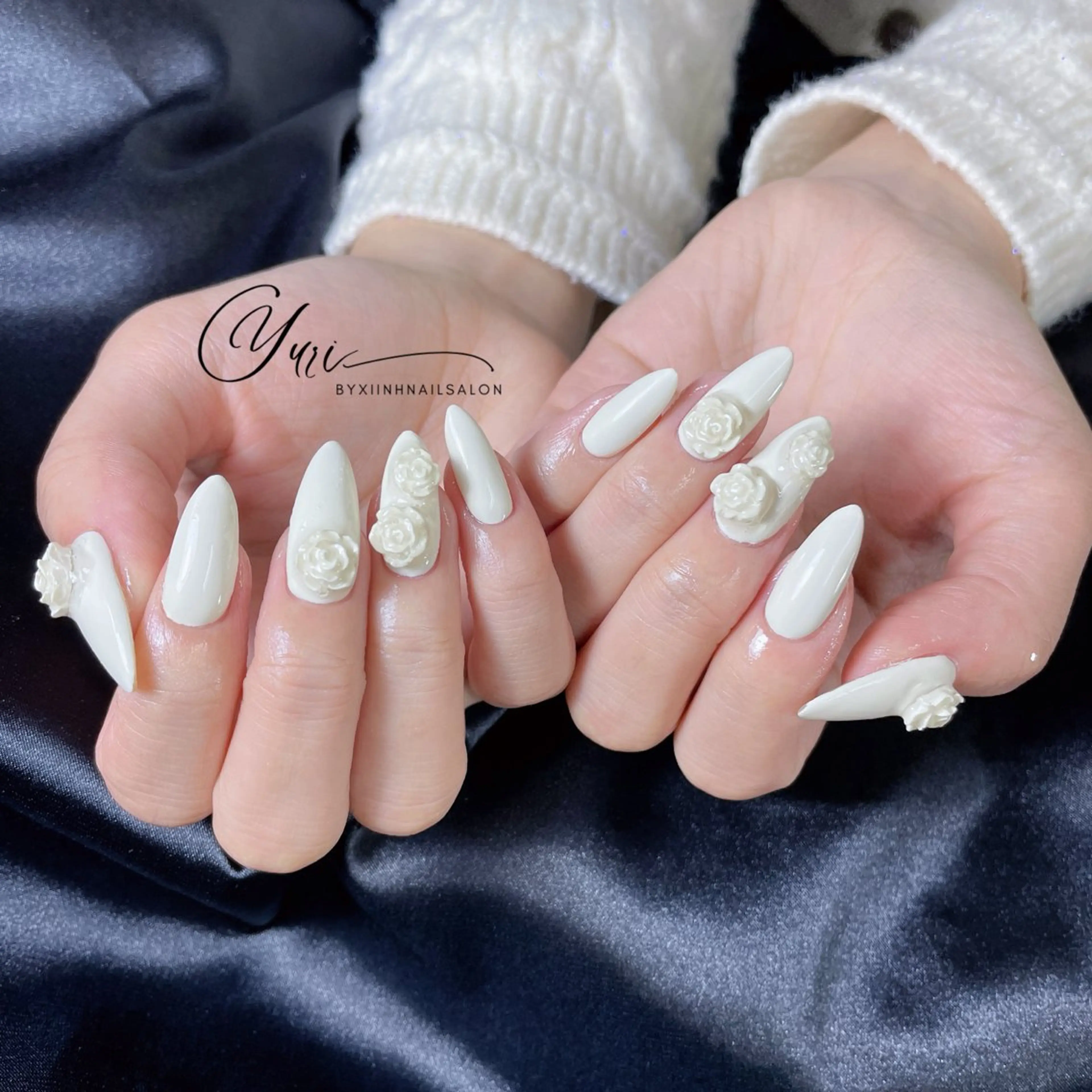 ネイル チークネイル 桜ネイル 長さ出し フットネイル ジェルネイル ハンドネイル YURI NAILのネイルデザイン