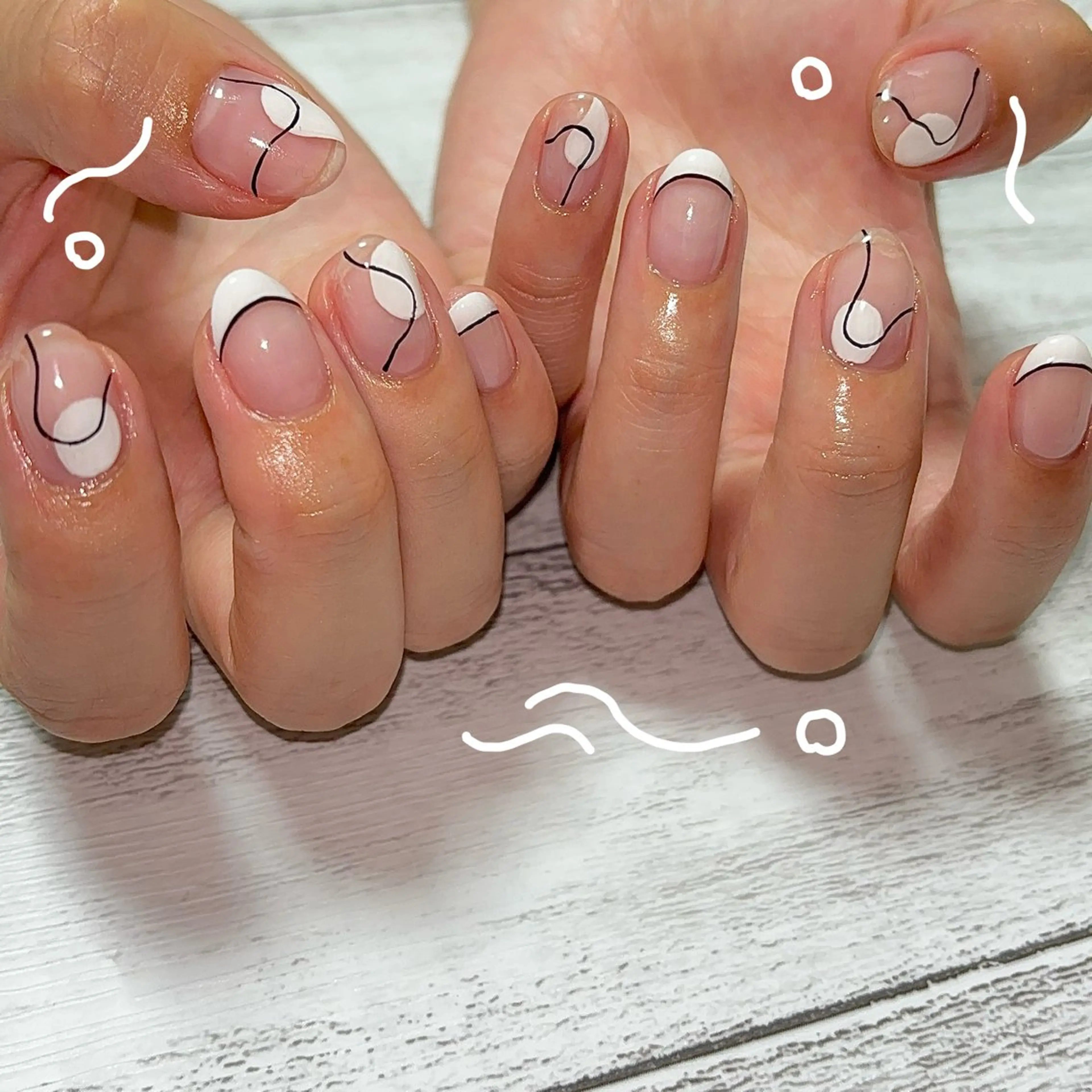 ネイル ハンドネイル Nailsalon BLOOM🌷 山崎のネイルデザイン