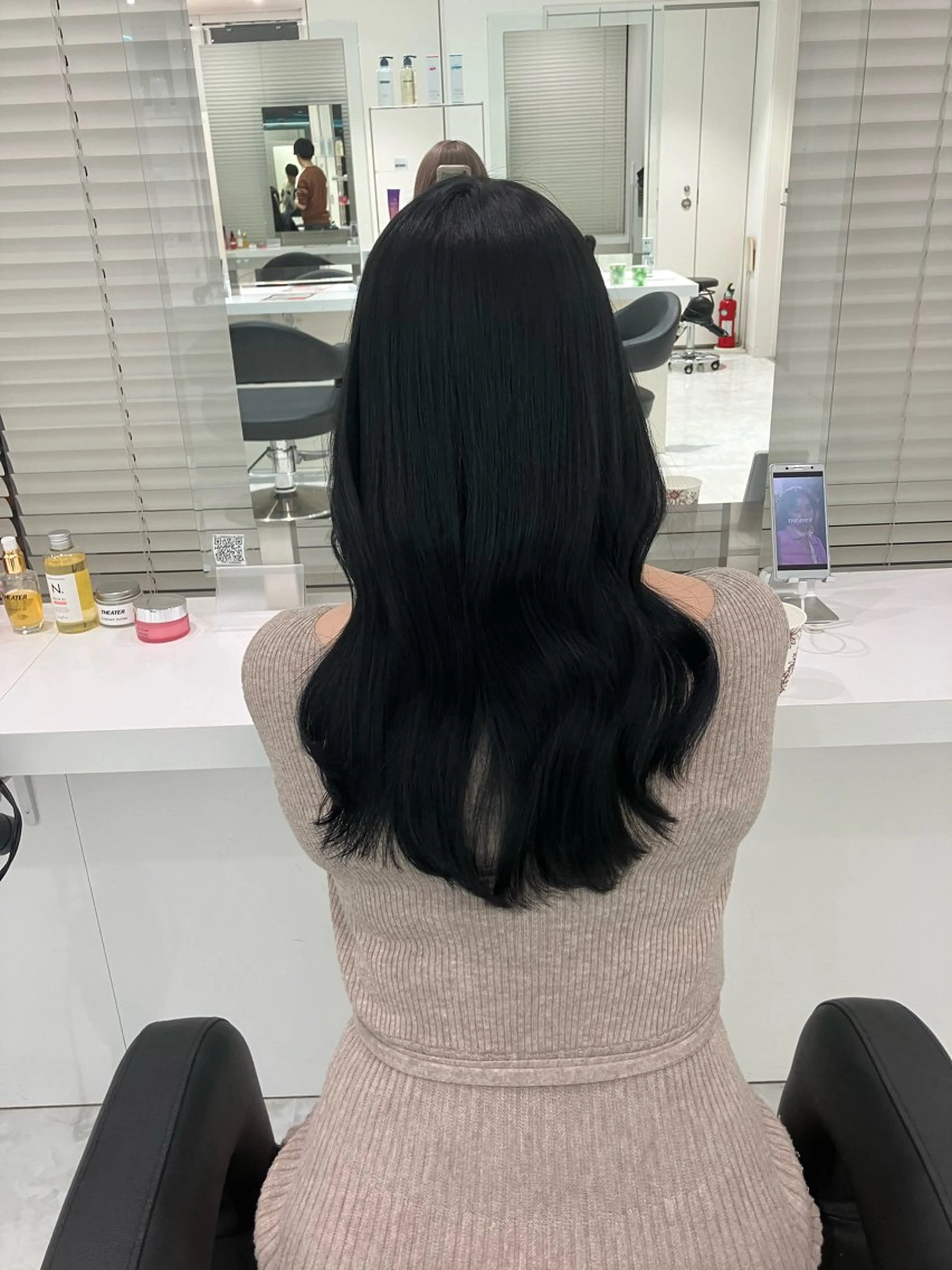 ロング カラー ヘアアレンジ 🫧透明感ラベンダー 似合わせ🫧あい🫧のヘアスタイル