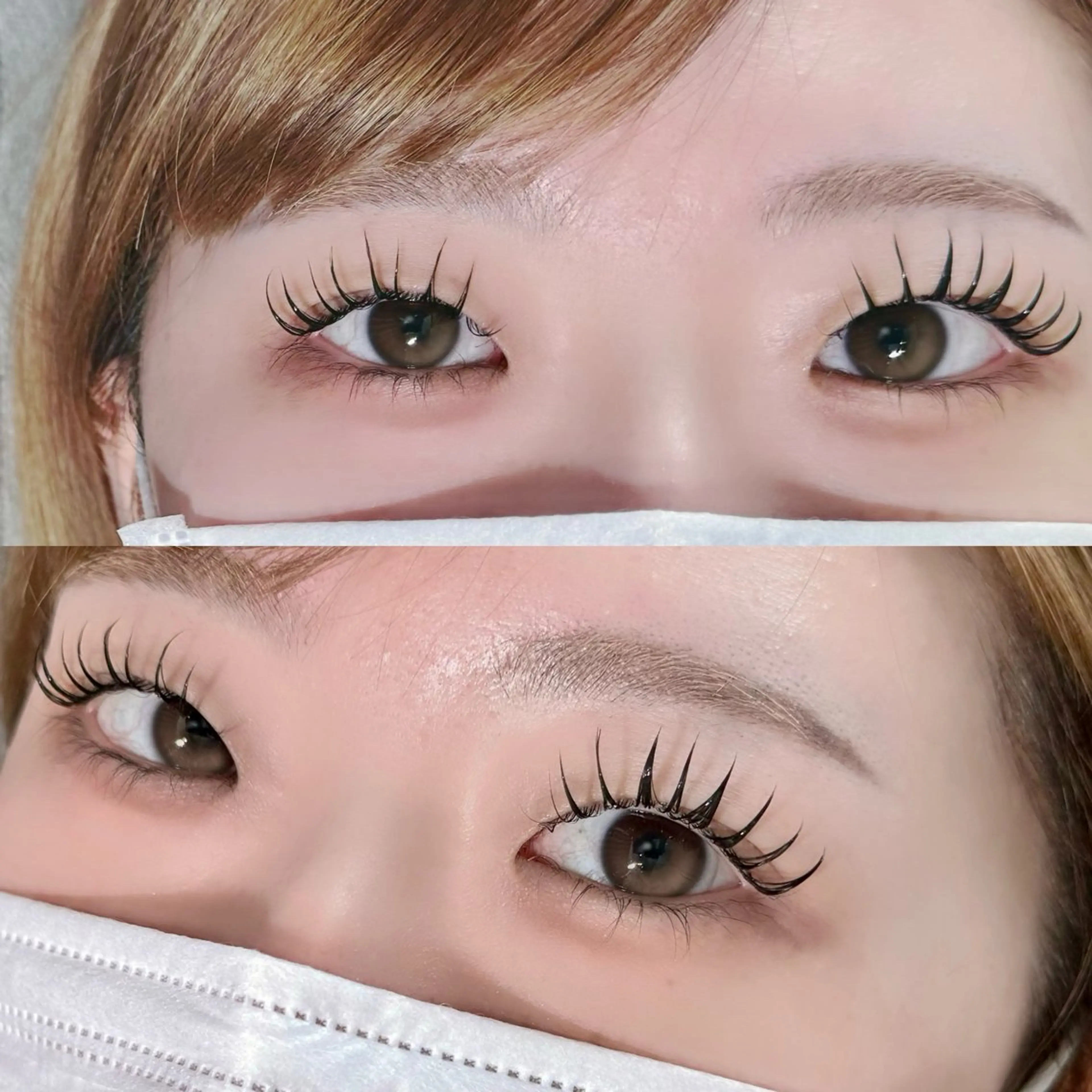 マツエク・マツパ 韓国風マツエク マツパ eyelist moe｡✧｡･ﾟのマツエク・マツパデザイン