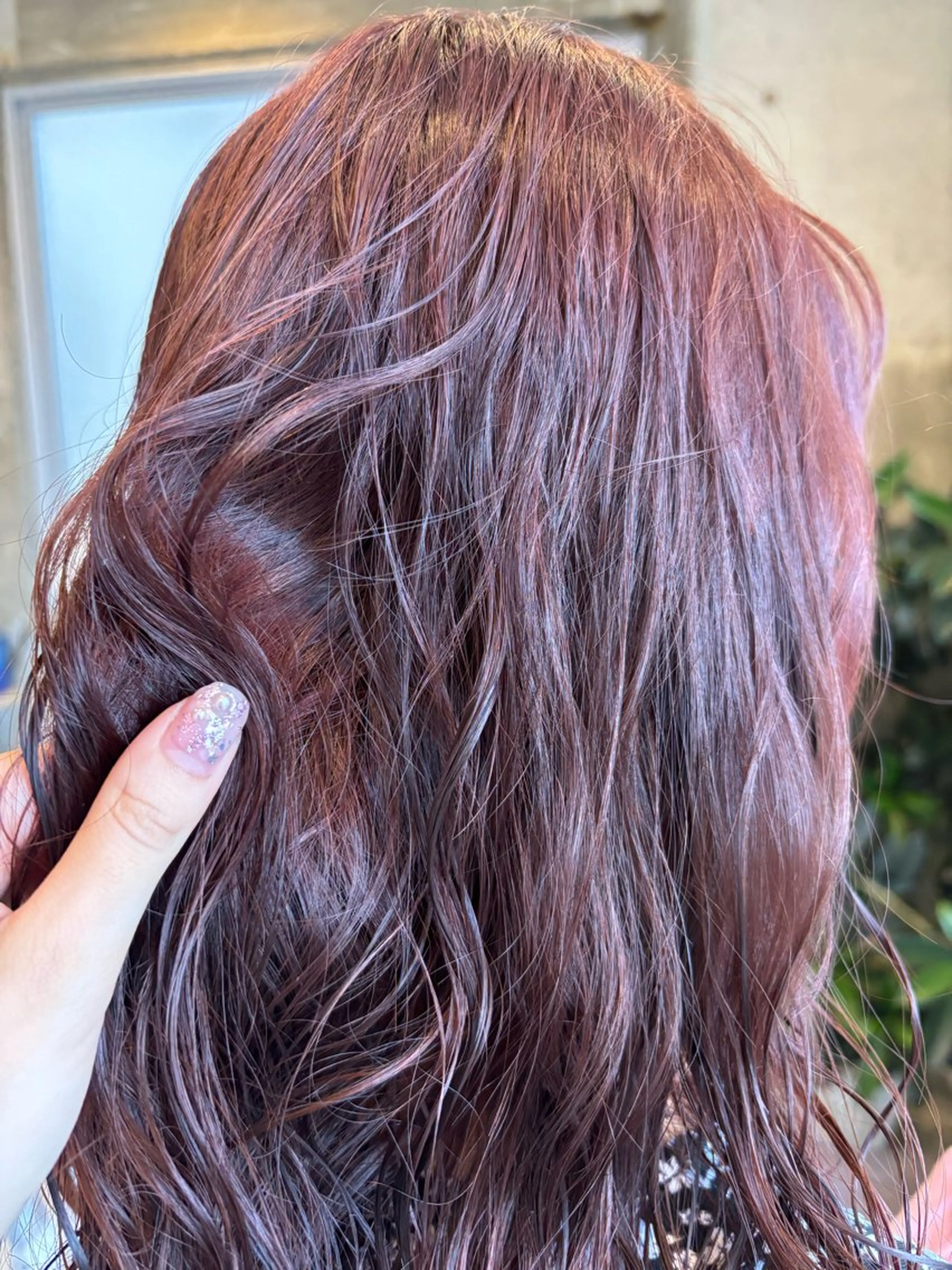 カラー 竹俣 千夏のヘアスタイル