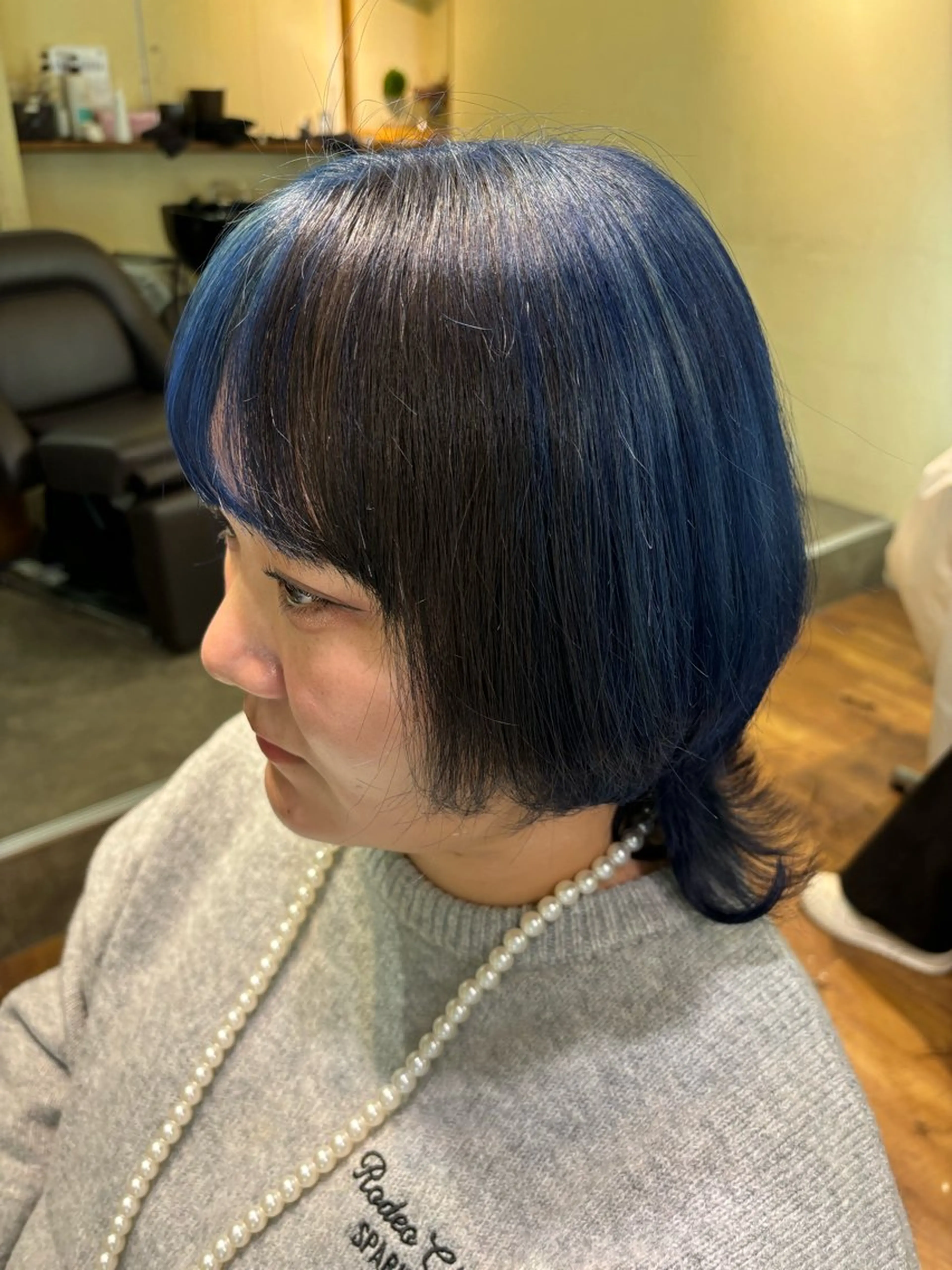 ミディアム カラー ブリーチ特化/透明感 カラー森山陽向のヘアスタイル