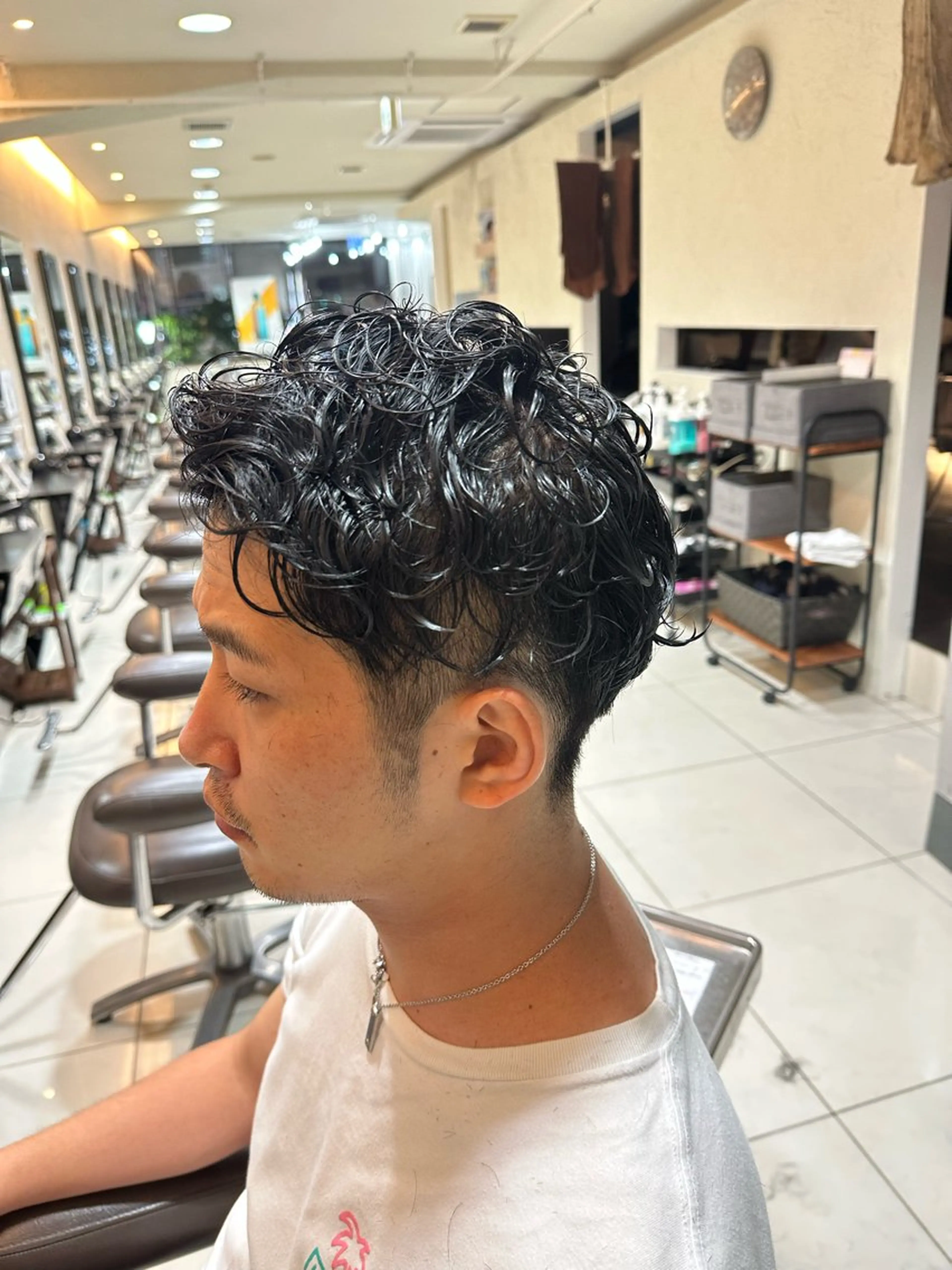 メンズ カット パーマ 💙💙メンズカット Manami💙💙のヘアスタイル