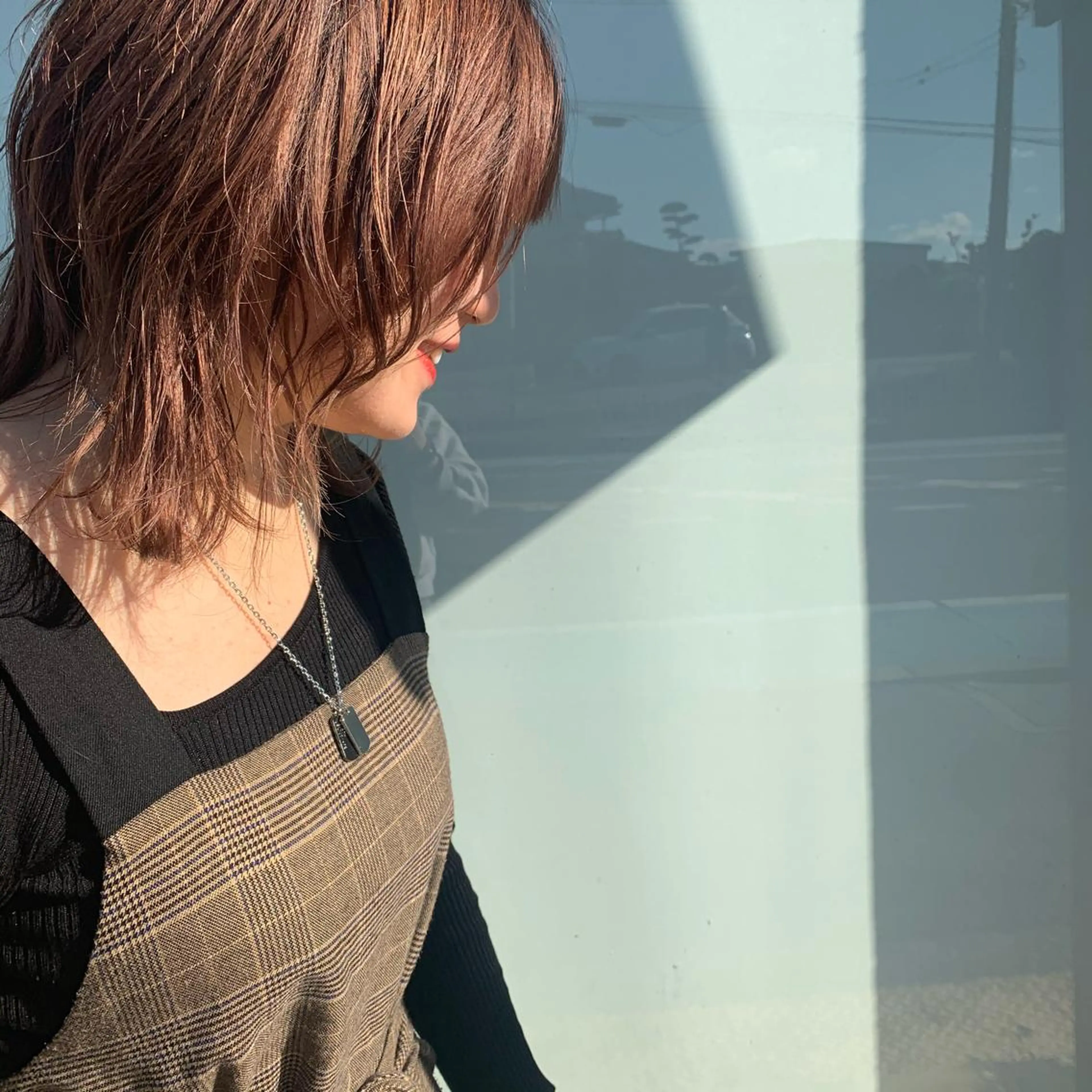 ミディアム mono.所属・南茨/ヘッドスパ /カット/momoのヘアスタイル