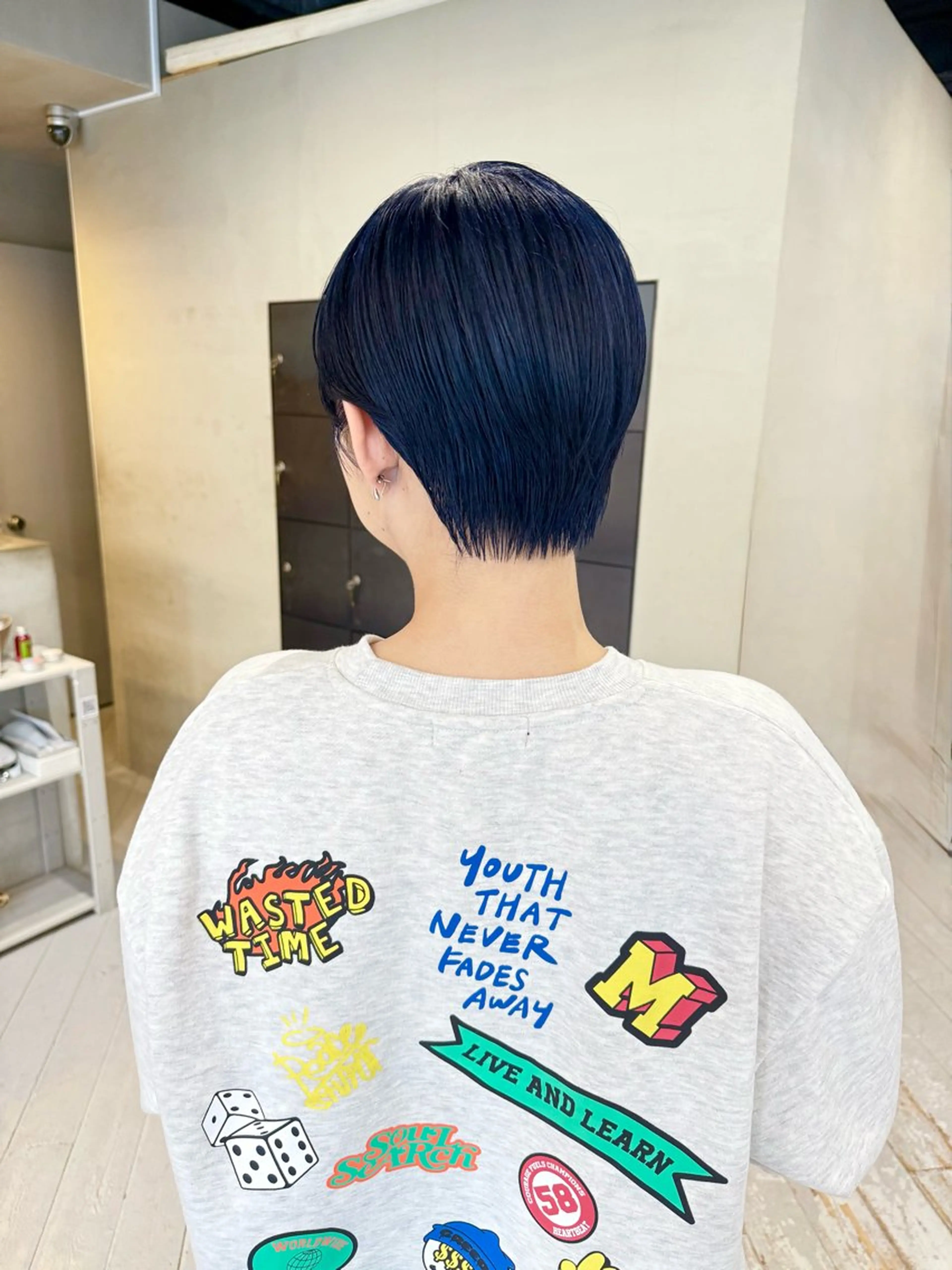 ショート カラー カット ヘアカラー トリートメント ICI大須/栄/ 上前津/大野稚央のヘアスタイル