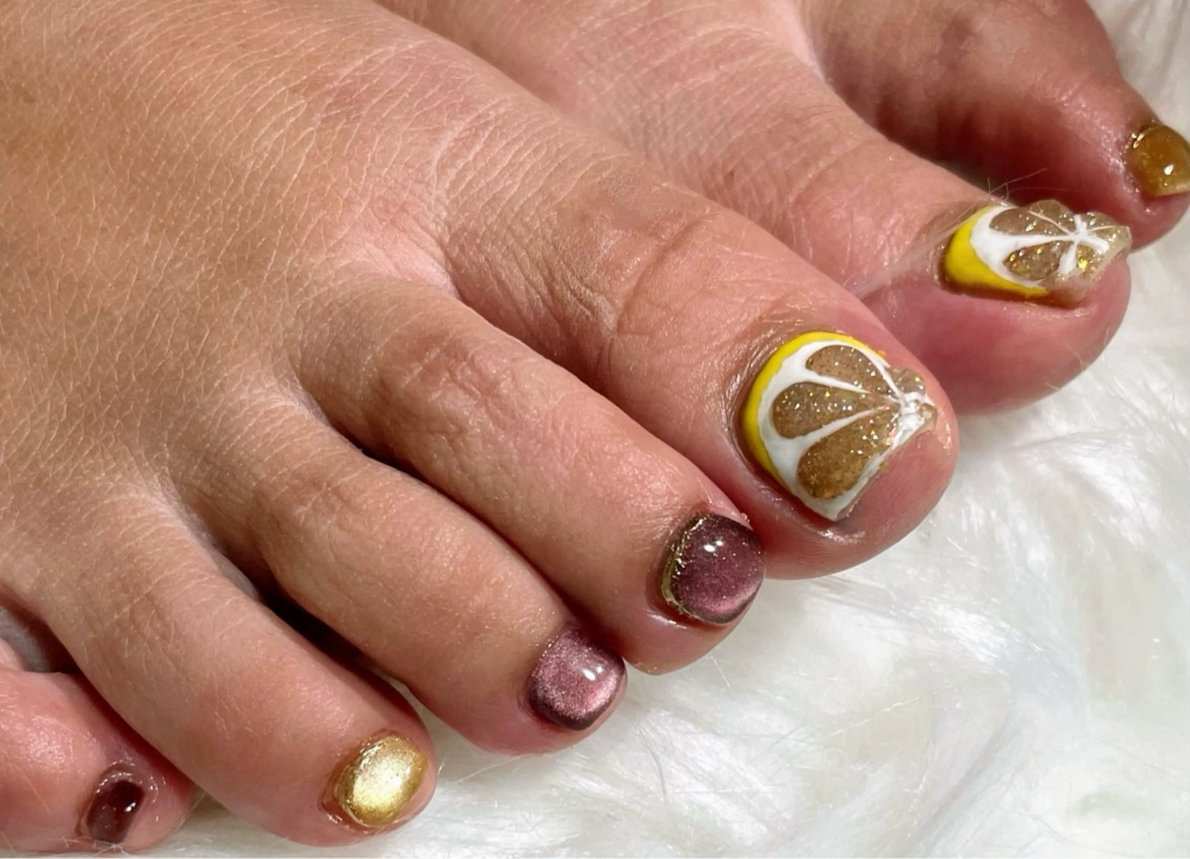 ネイル フットネイル nail salon HIRUKANAのネイルデザイン