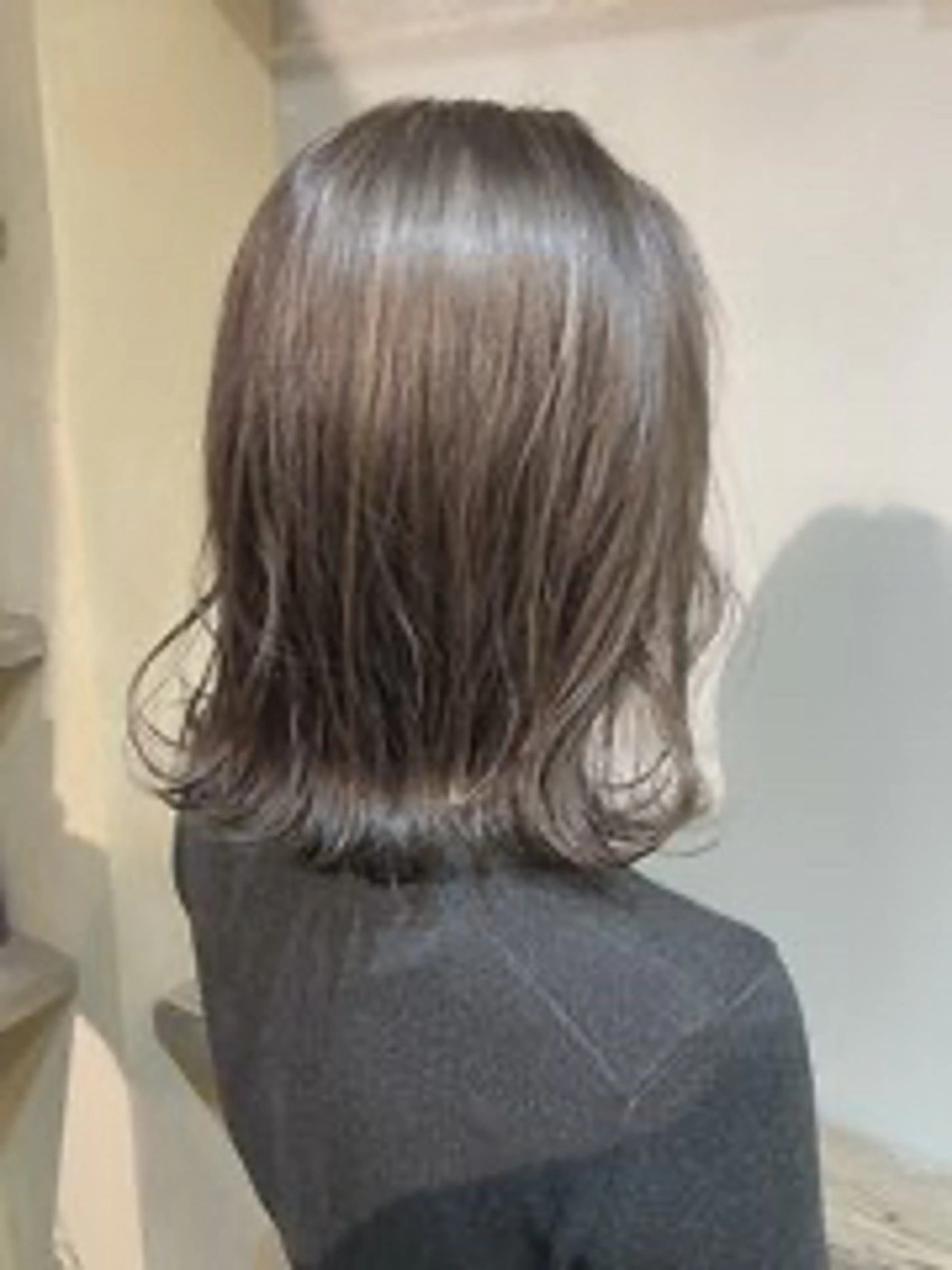 ミディアム ボブ ハイライト 髪質改善 韓国風ヘア レイヤーカット ✨ブリーチ特化 moc立川　工藤✨のヘアスタイル
