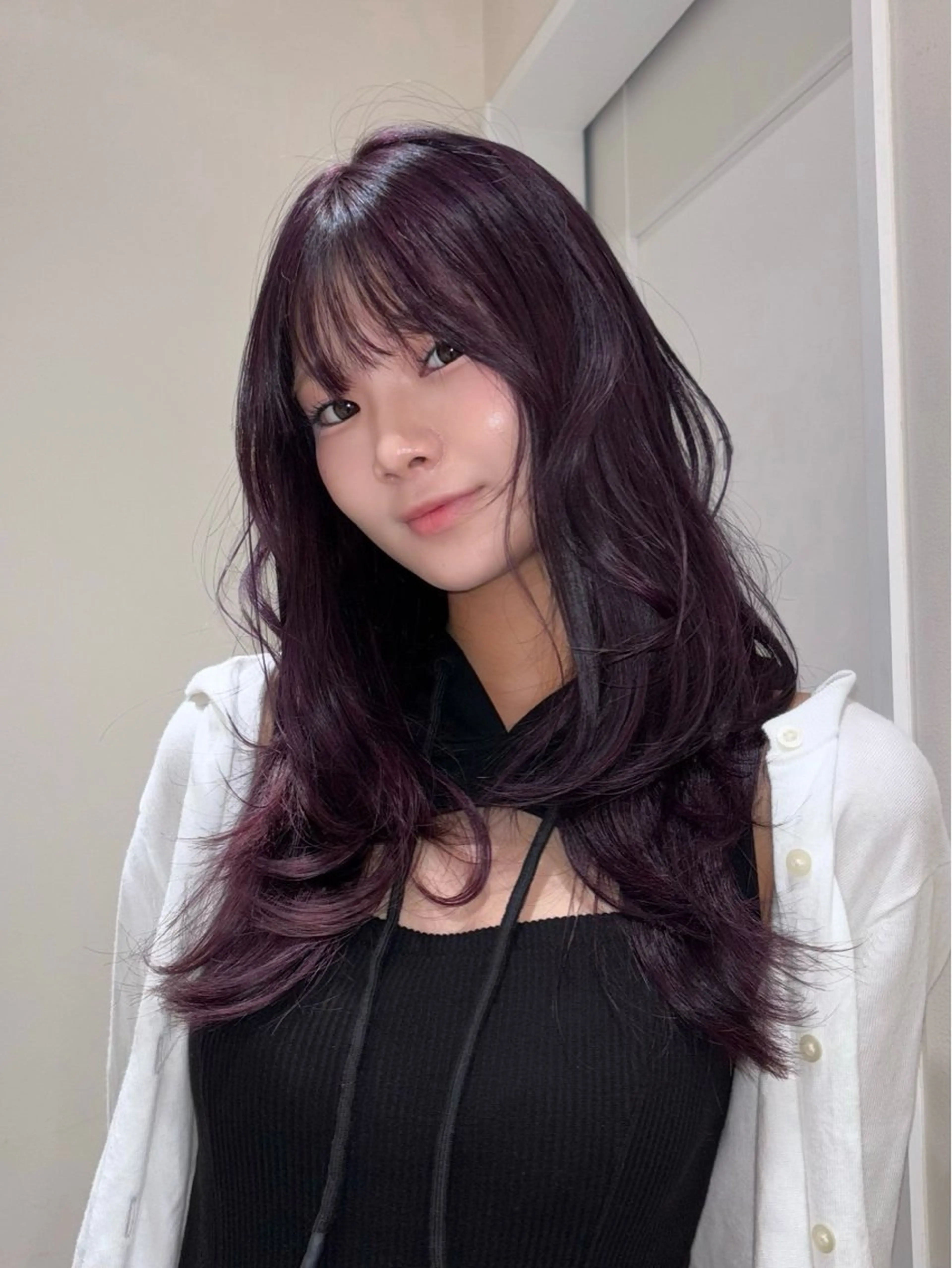 ロング カラー カット ヘアカラー ハイトーン/レイヤー KYOKA🩶のヘアスタイル