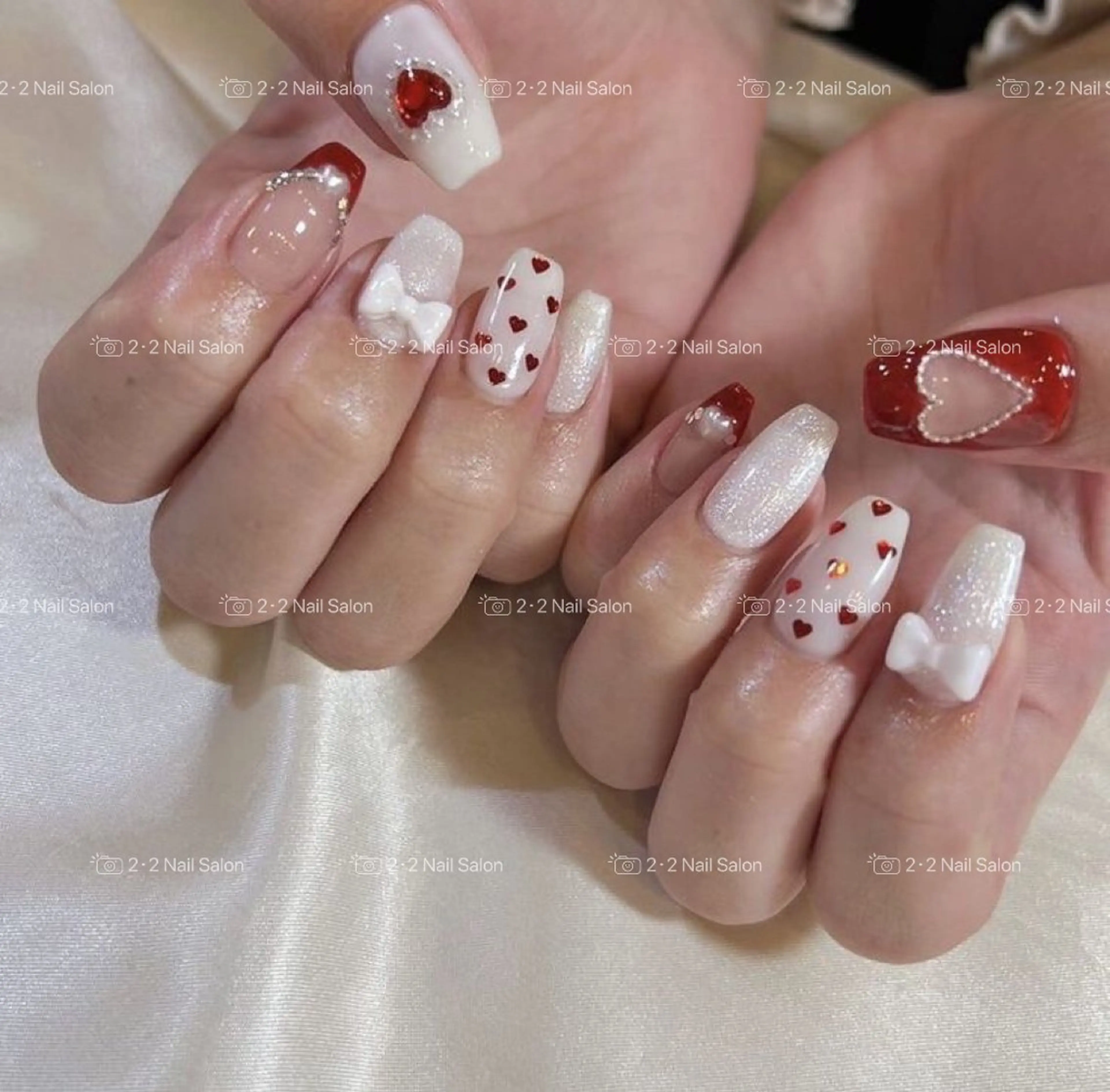 ネイル ハンドネイル 🦋y y Nail 🤍のネイルデザイン