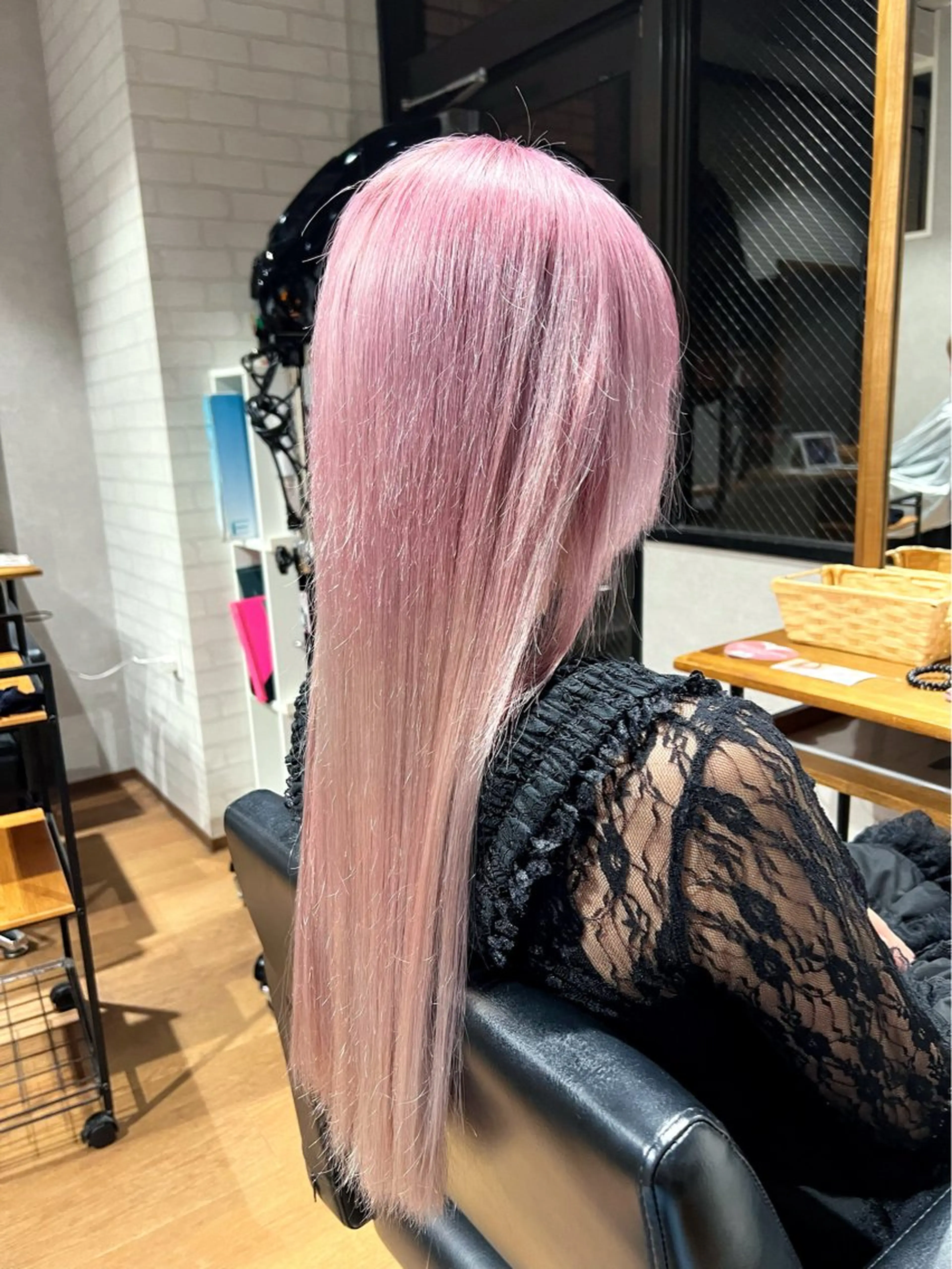 ロング カラー ピンクカラー カット ヘアカラー ✨ハイトーン カラーTAKUYA✨のヘアスタイル
