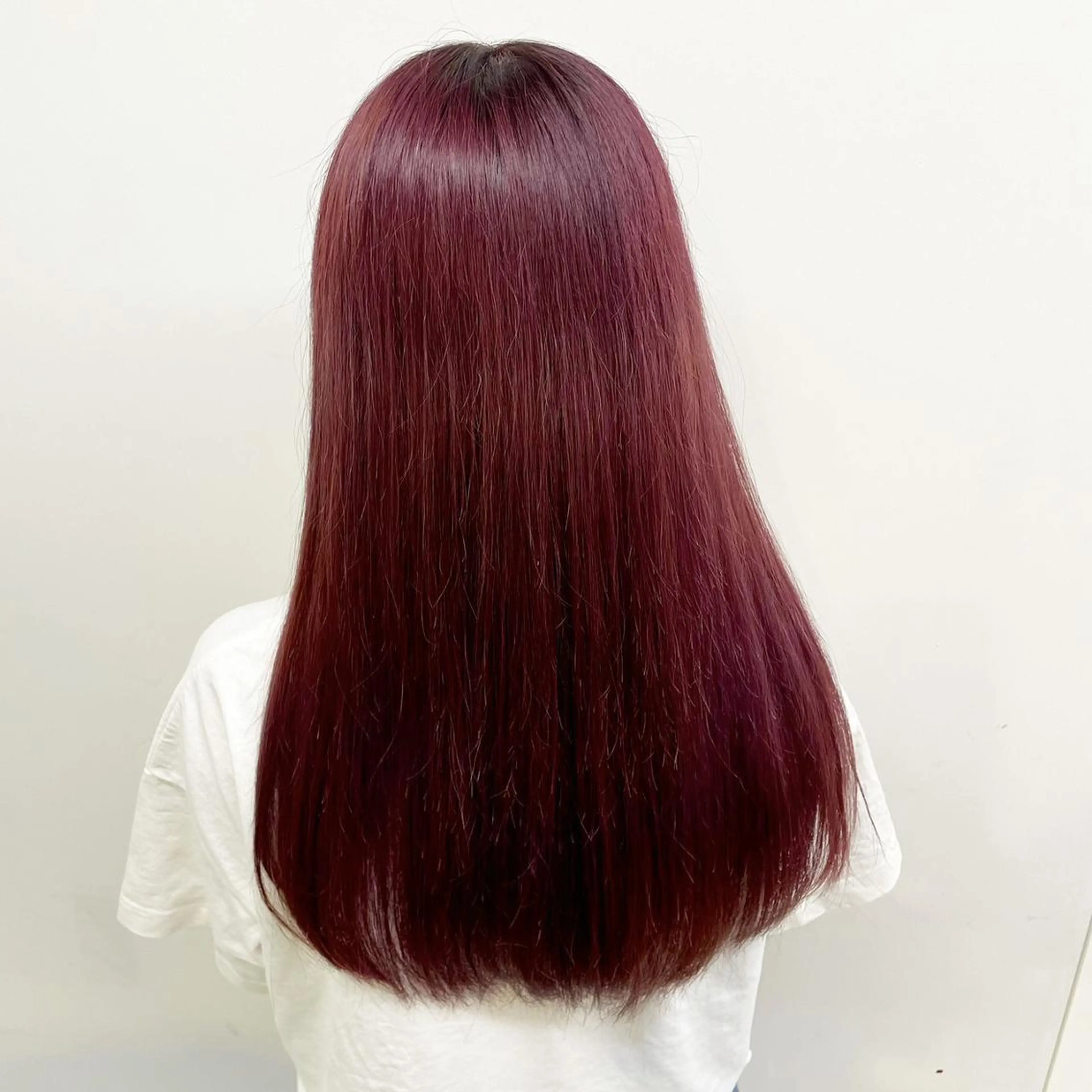 カラー 盛れる韓国RED🥀 sayakaのヘアスタイル