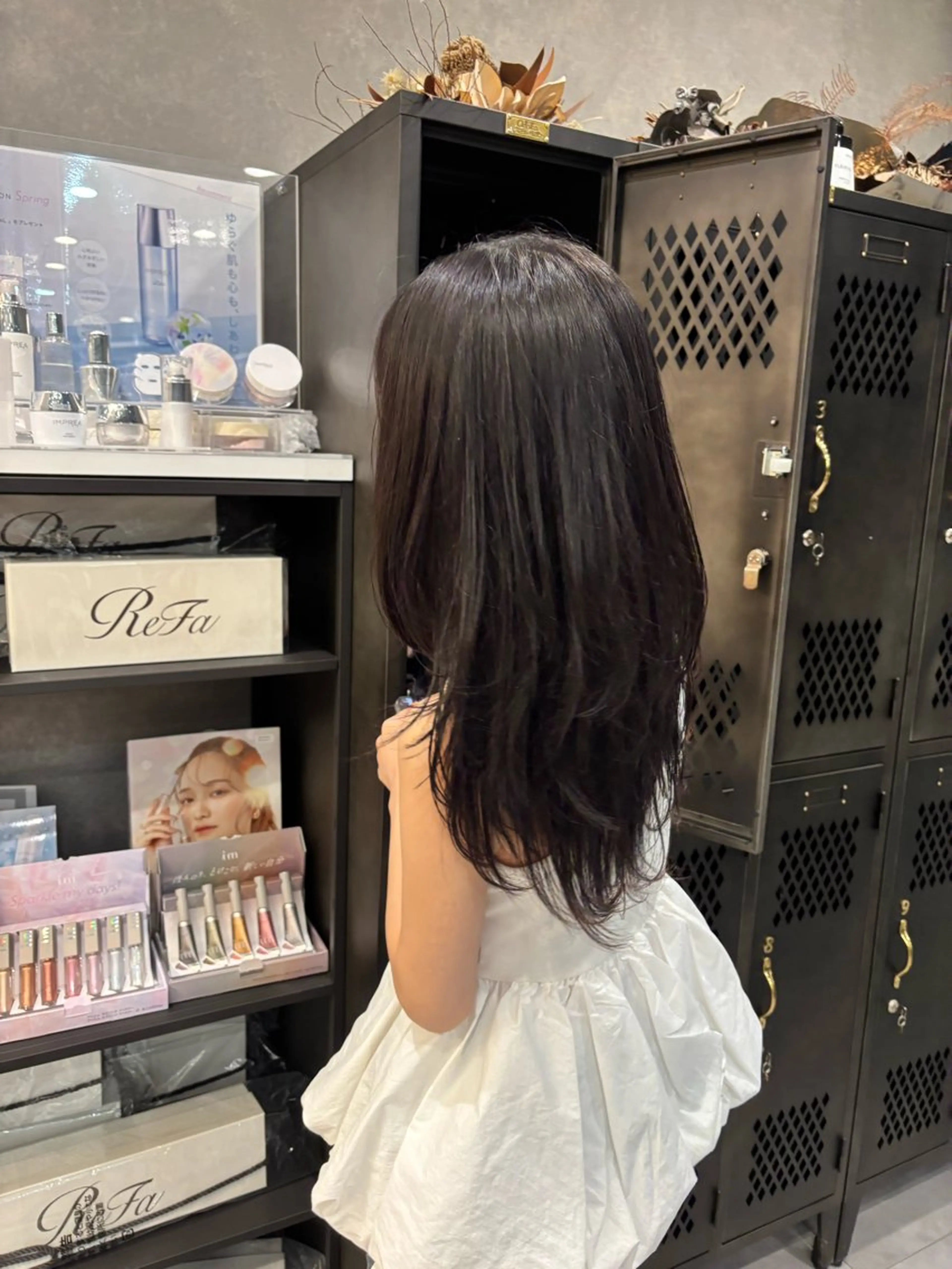 ロング カット 水野 志保のヘアスタイル