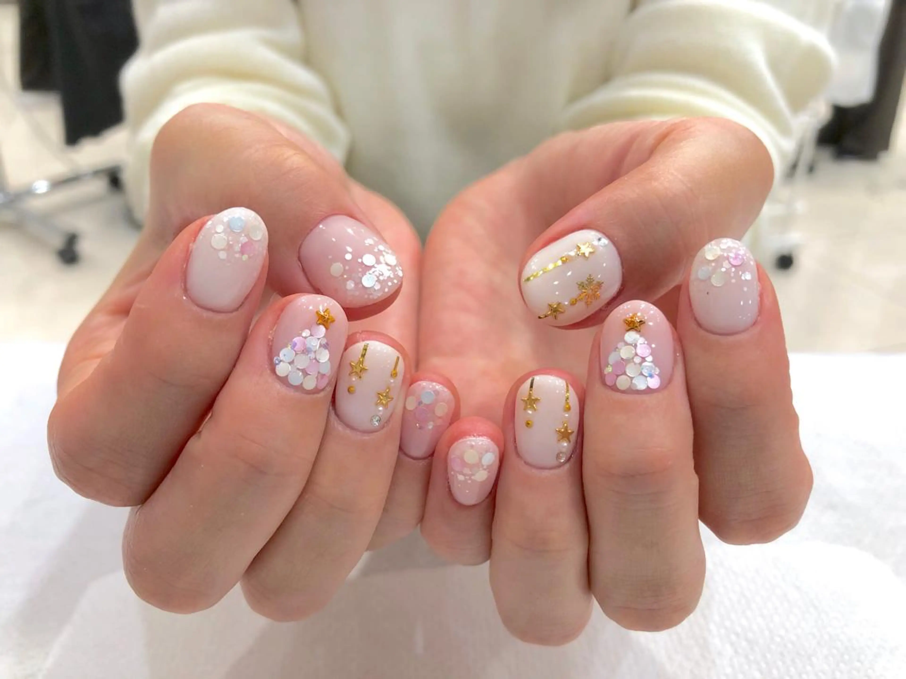 ネイル 冬ネイル クリスマス Ash関内ネイリスト 荒木のネイルデザイン