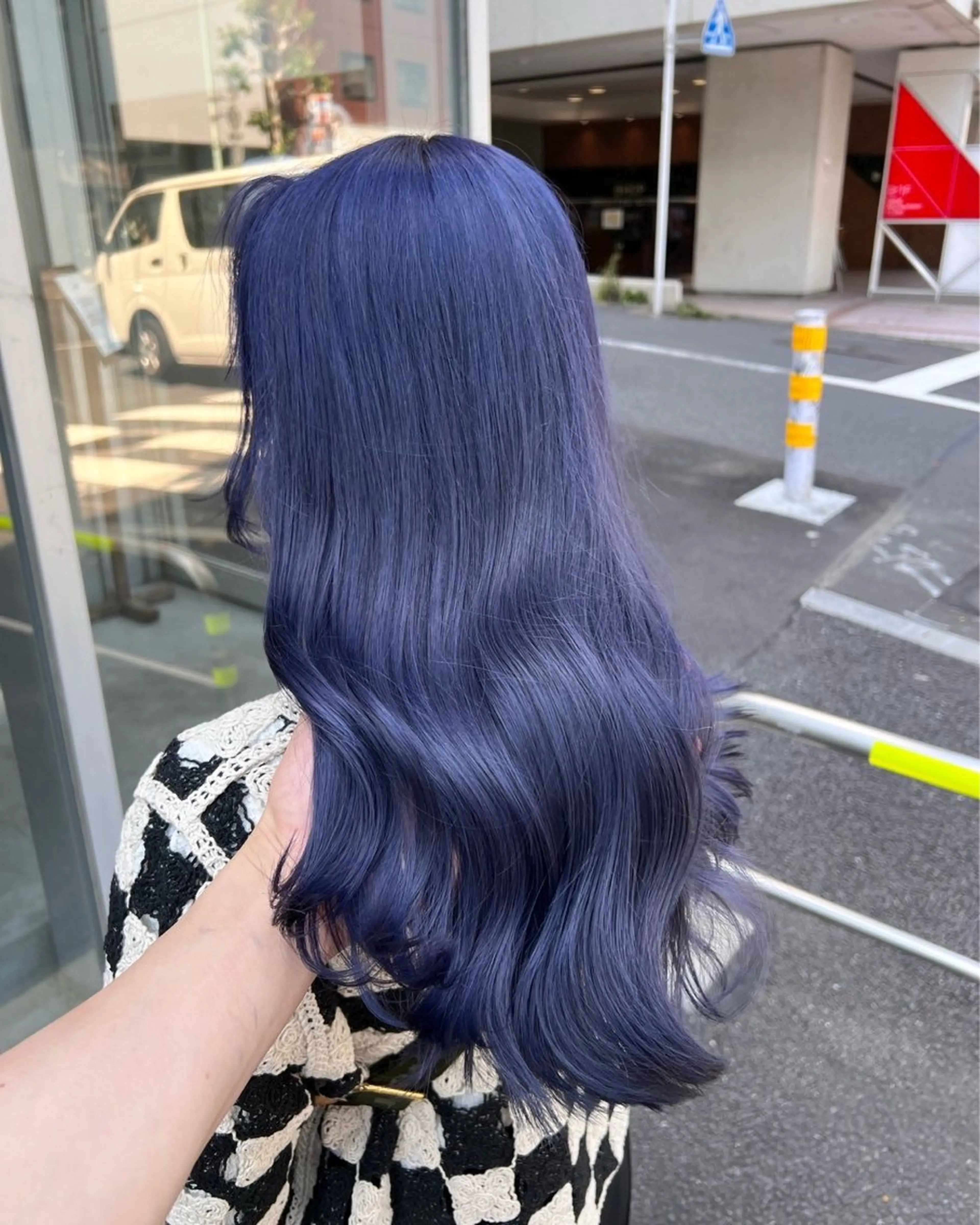 ロング カラー ヘアカラー トリートメント ヘッドスパ ヘアセット 🇨🇳中韓レイヤー 暗髪カラー🇰🇷のヘアスタイル