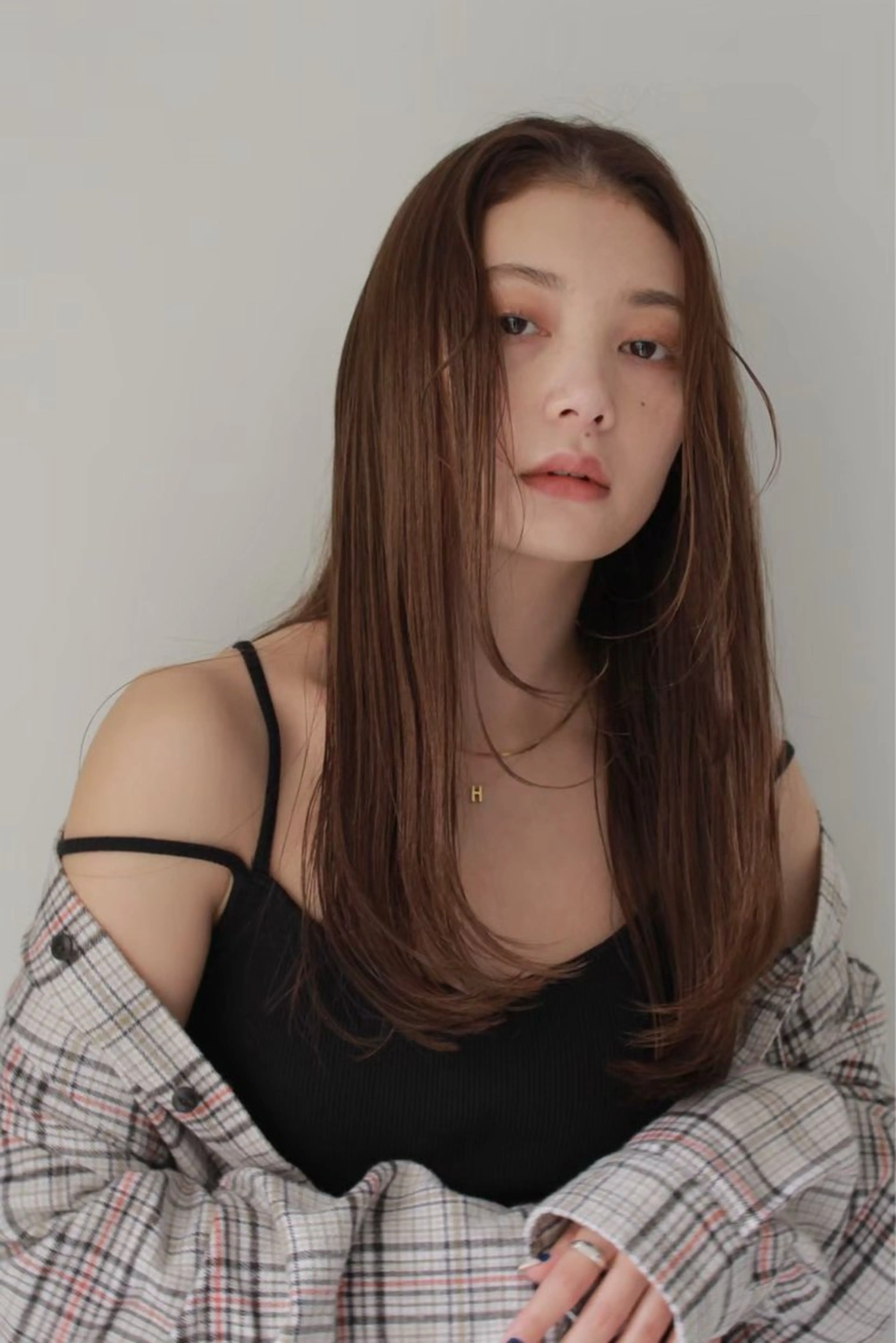 セミロング カラー カット ヘアカラー トリートメント saya 🧸 cut/colorのヘアスタイル