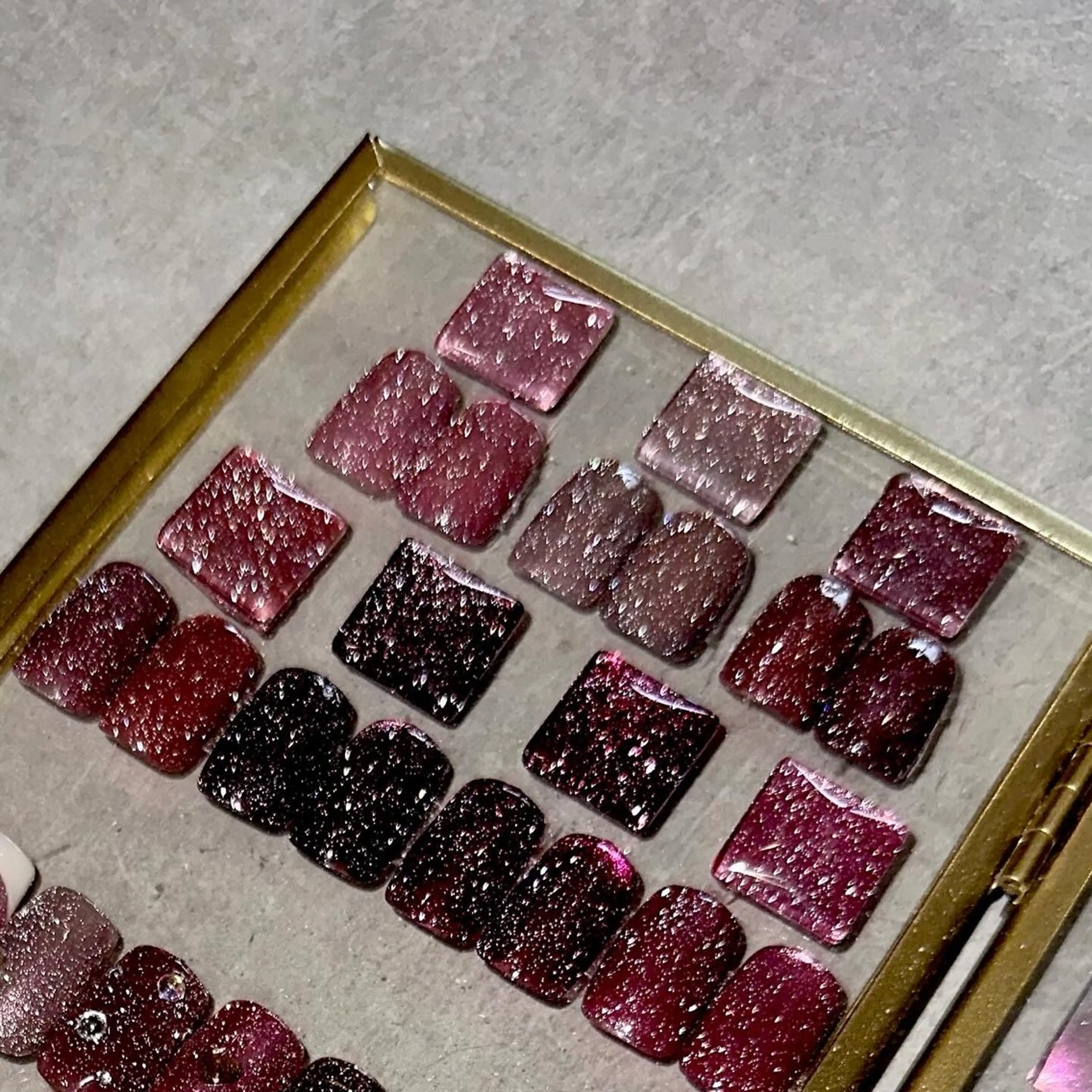 ネイル フラッシュネイル ピンク ハンドネイル atelier d Cocoのネイルデザイン