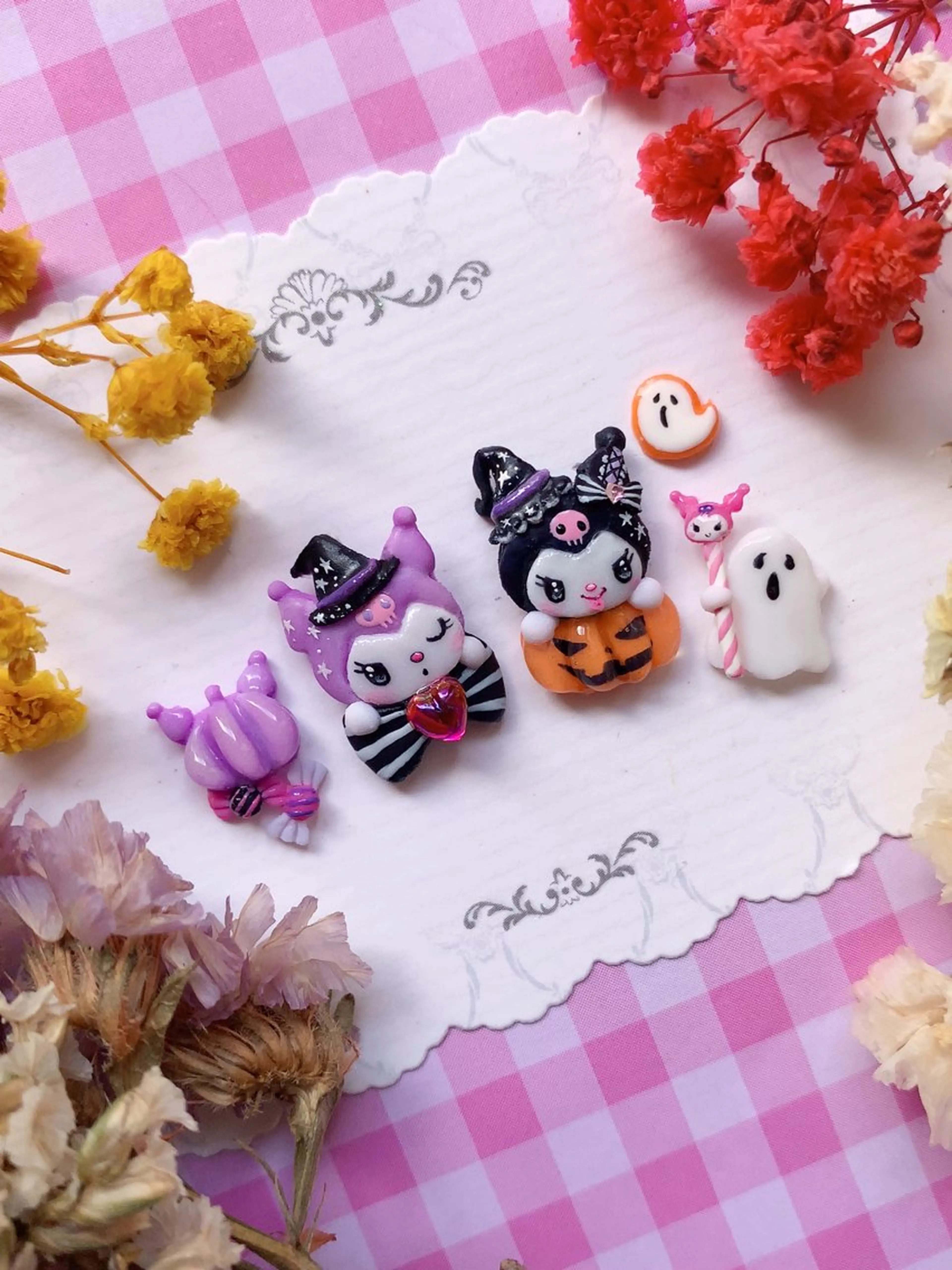 ネイル アートネイル ハロウィン ぷっくりネイル シェアサロンLei.g(レイジー)所属・3Dアートネイル💗 都築レナのネイルデザイン