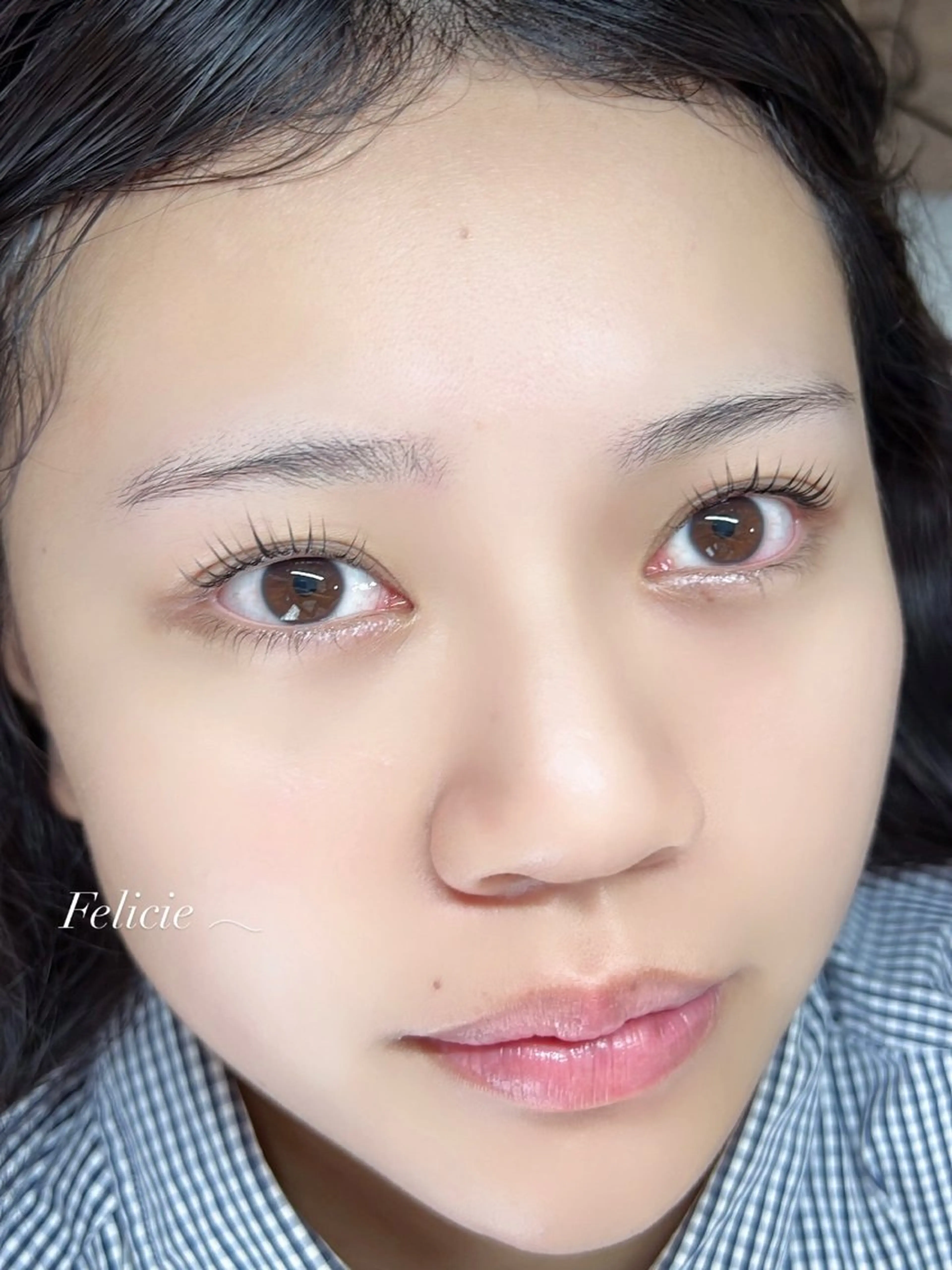 マツエク・マツパ パリジェンヌラッシュリフト マツパ Felicie＊ Sayakaのマツエク・マツパデザイン