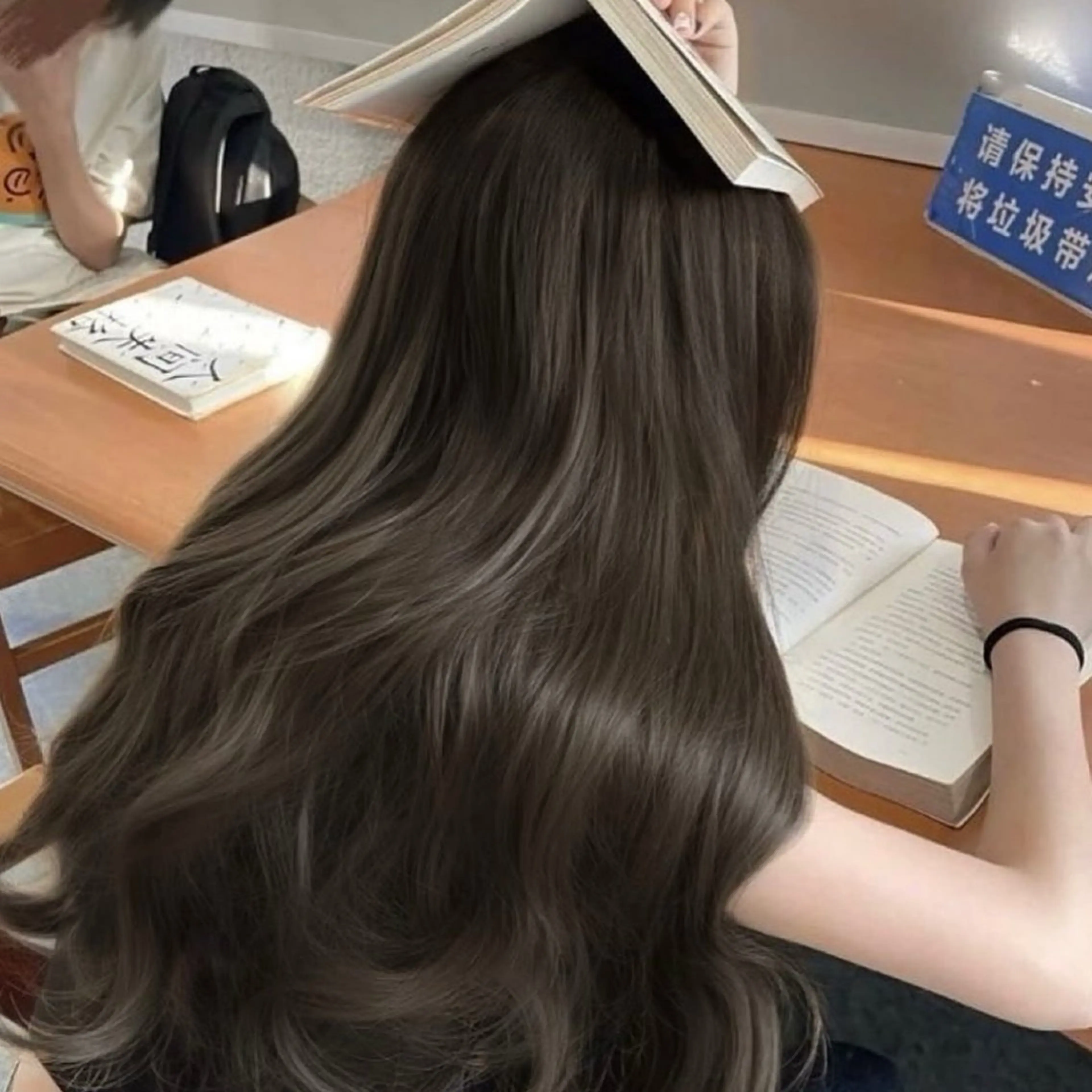 カラー カット ヘアカラー 🤍韓国ヘア🤍透明 感ベージュ/まりんのヘアスタイル