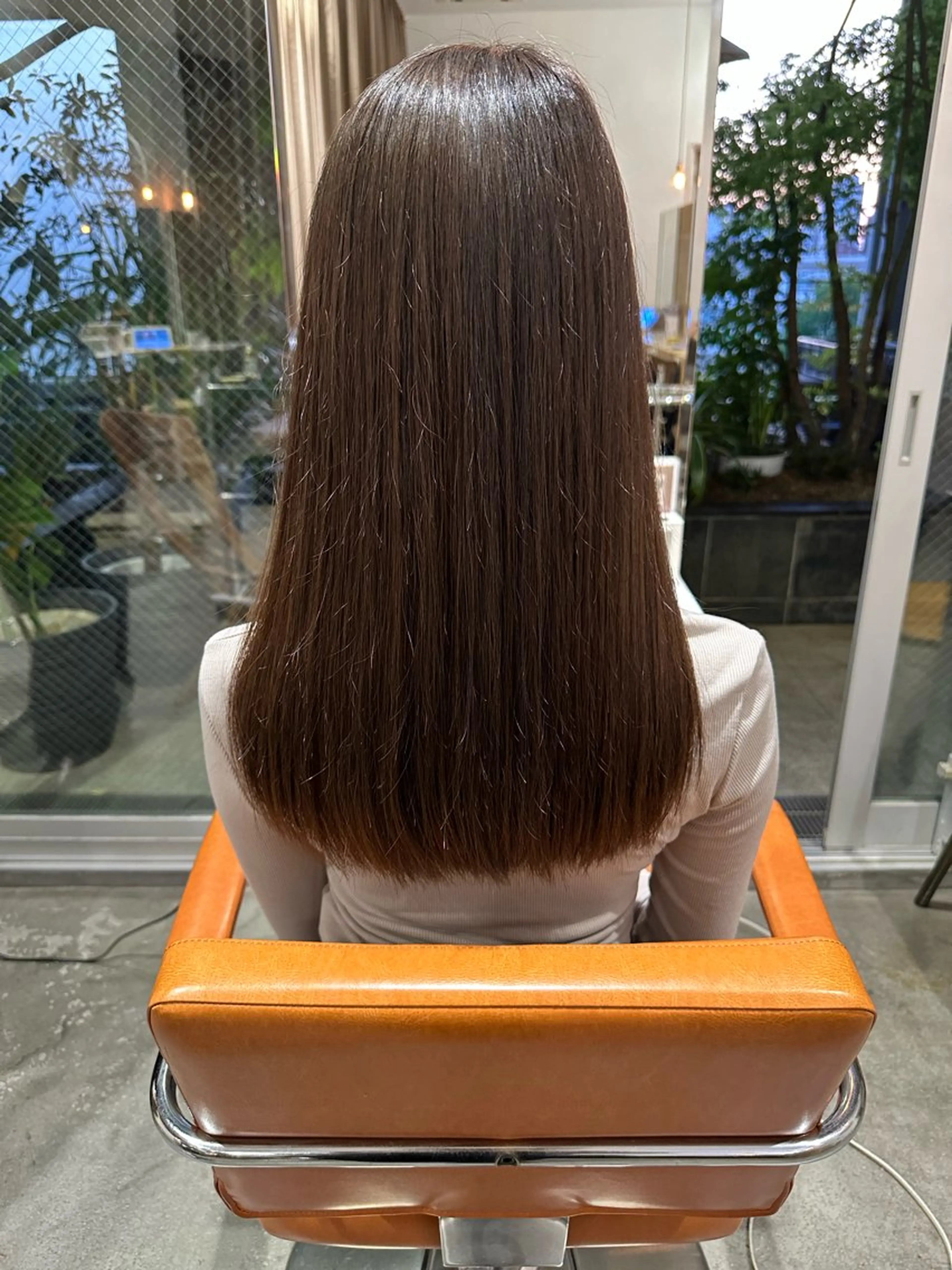 ロング 縮毛矯正 トリートメント 森 和輝のヘアスタイル