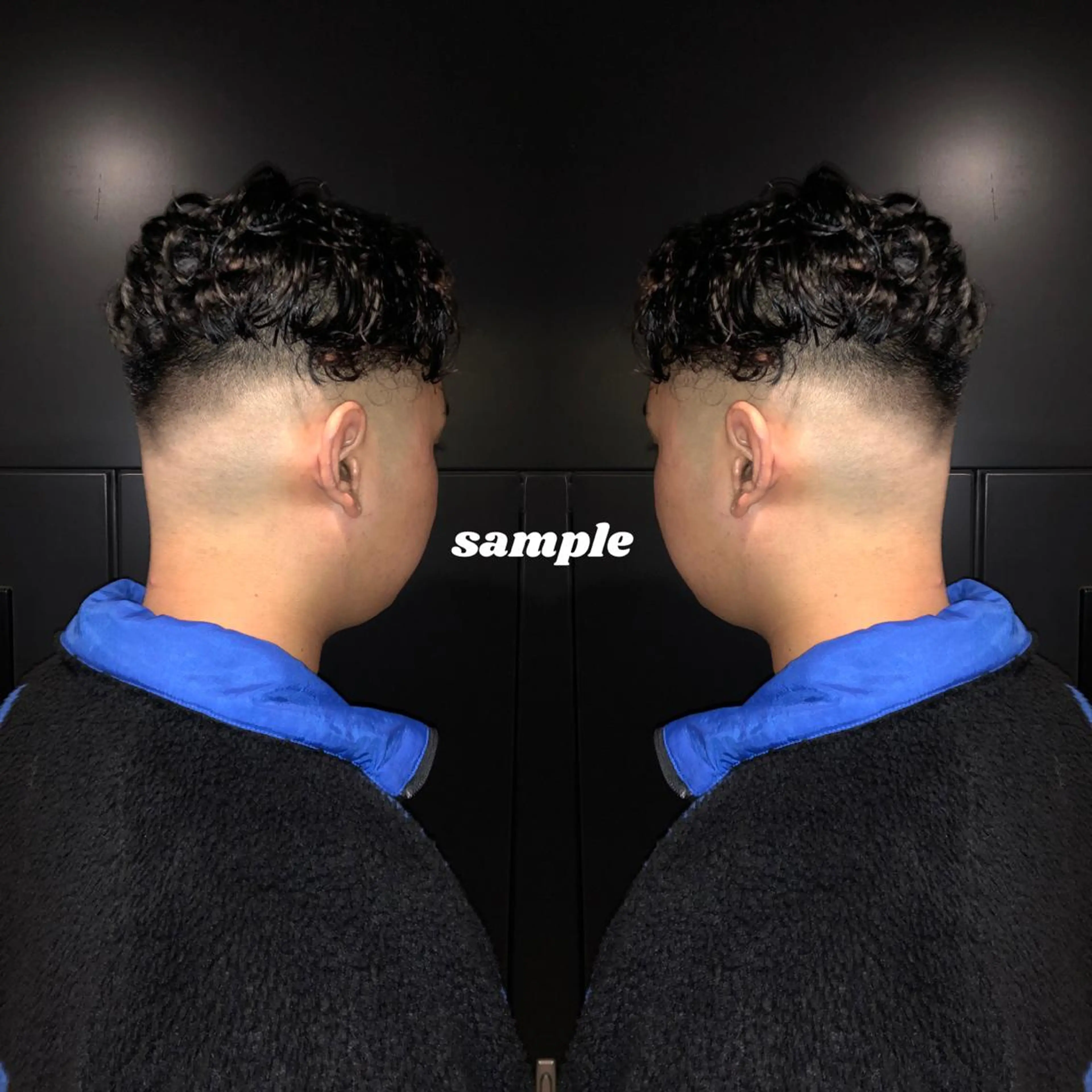 メンズ フェードカット 刈り上げ カット パーマ Richromatic所属・M Jのヘアスタイル