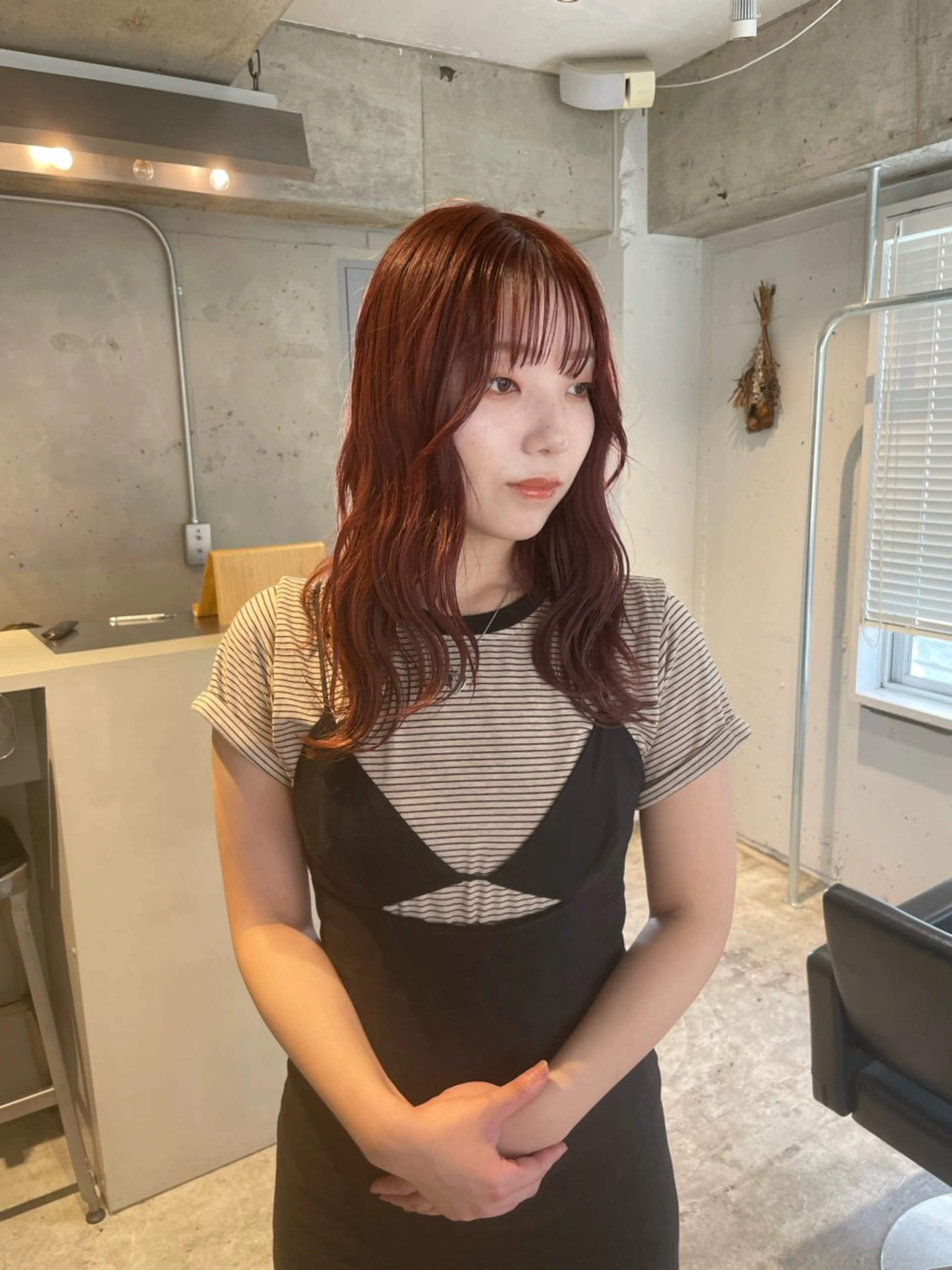 ロング 伊藤 愛里のヘアスタイル