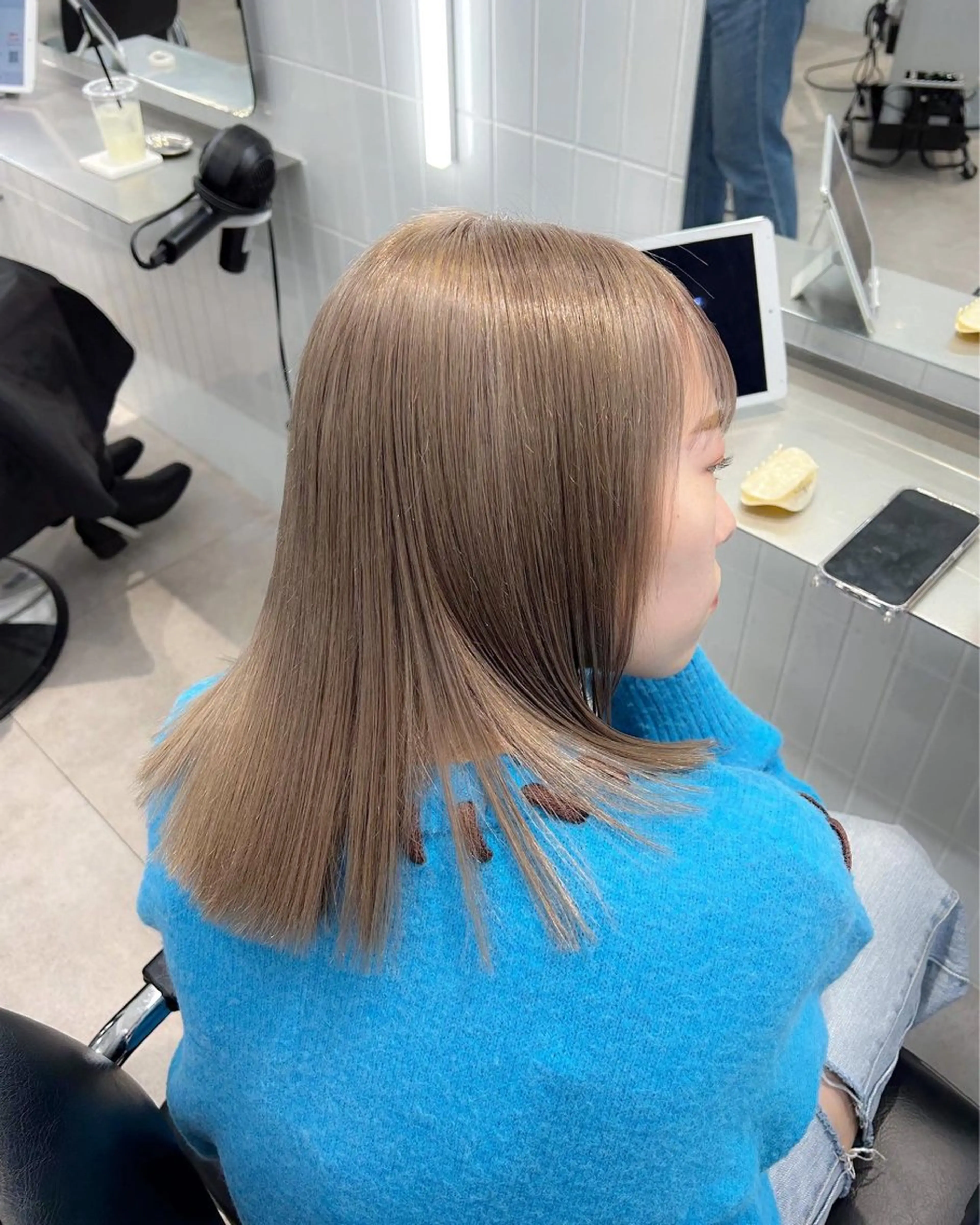 セミロング 卒業式ヘアセット🎀 ヘアアレンジのヘアスタイル