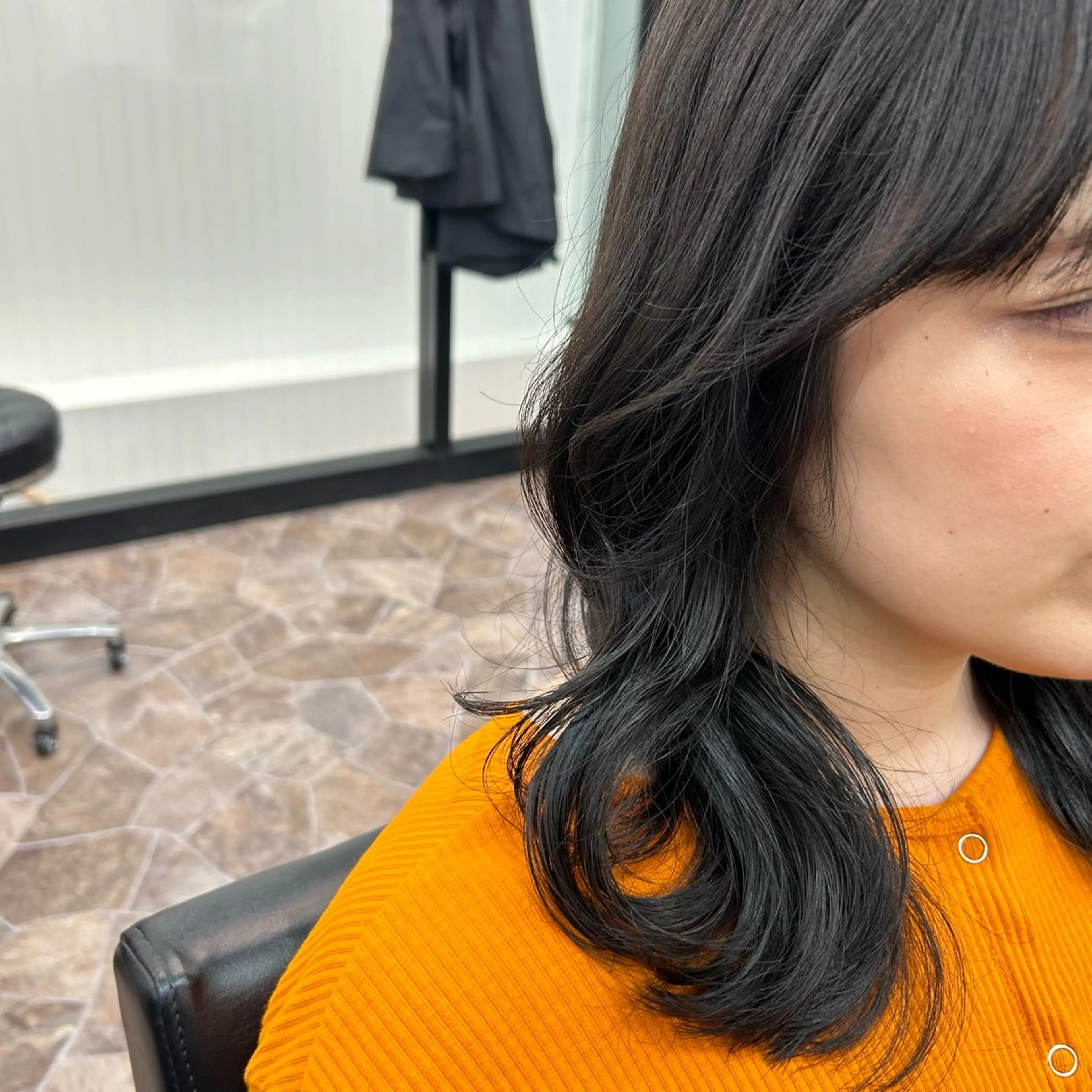 セミロング カラー レイヤーカット COEUR🧡 山下　優花のヘアスタイル