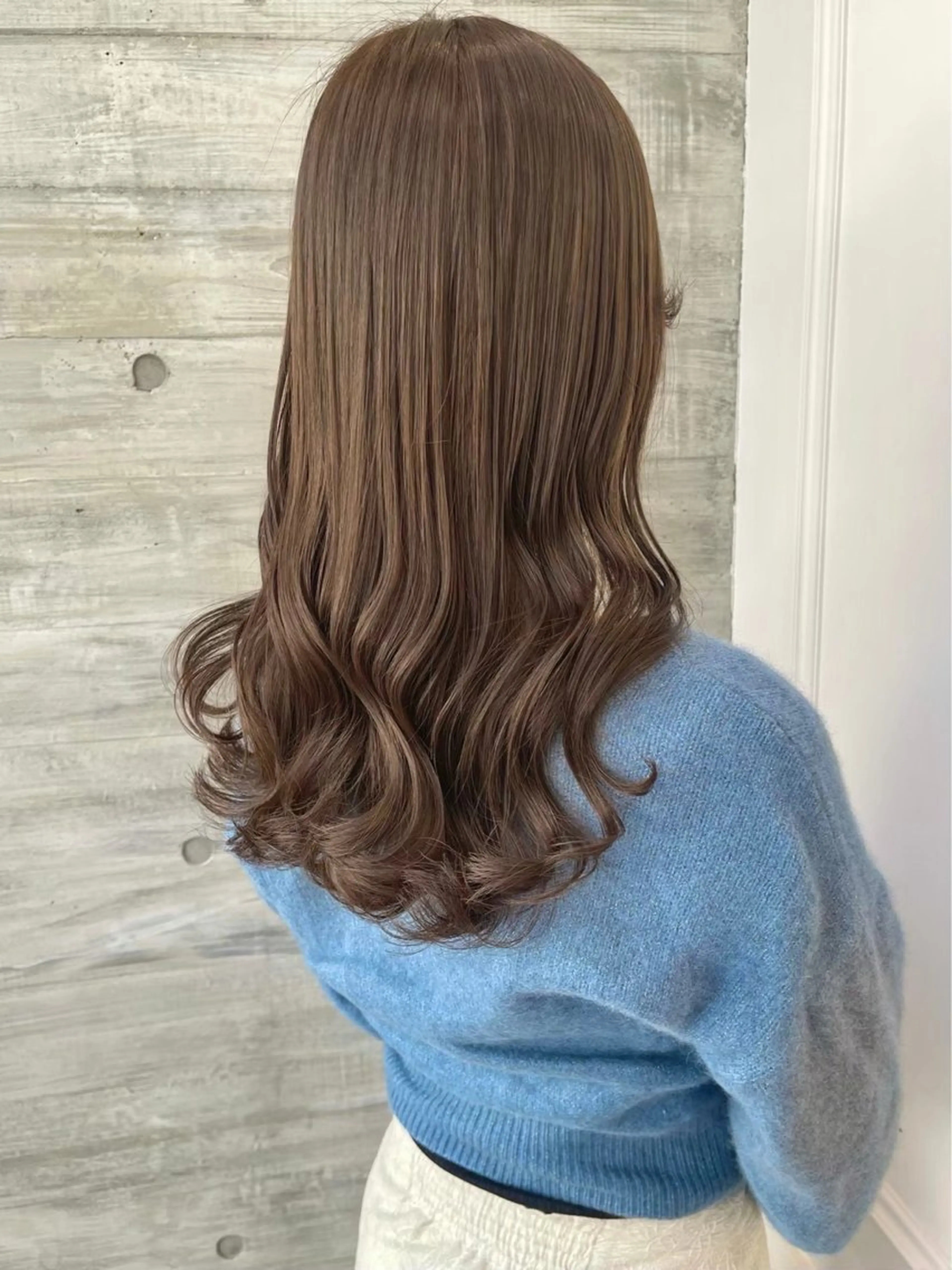 ロング カラー カット ヘアカラー ParveMix🎀 稲垣詞葉のヘアスタイル