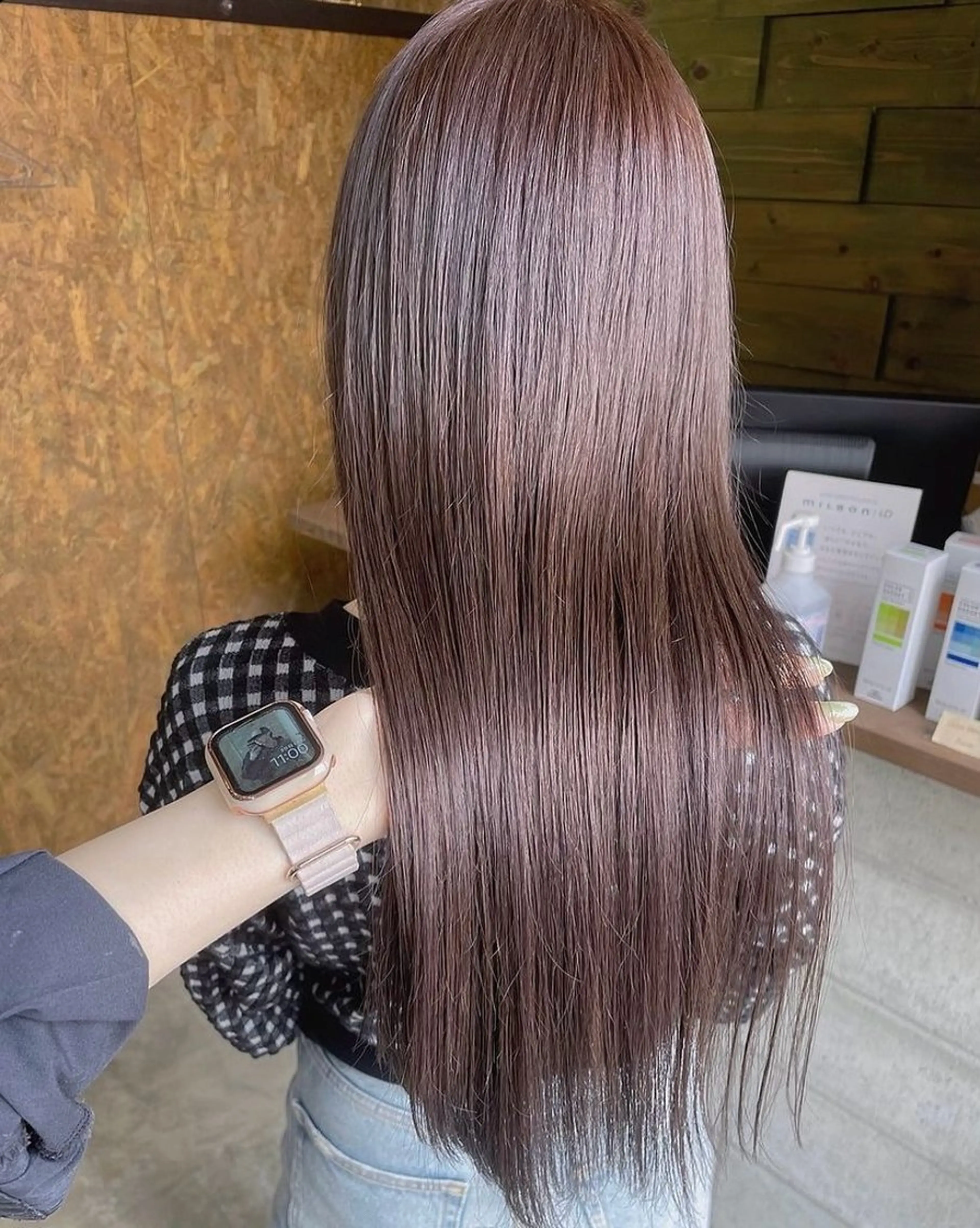 ロング カラー ベージュカラー ブリーチ ブルーカラー ダブルカラー グラデーションカラー 💈Blanco💈 カラー&ケア🌈のヘアスタイル