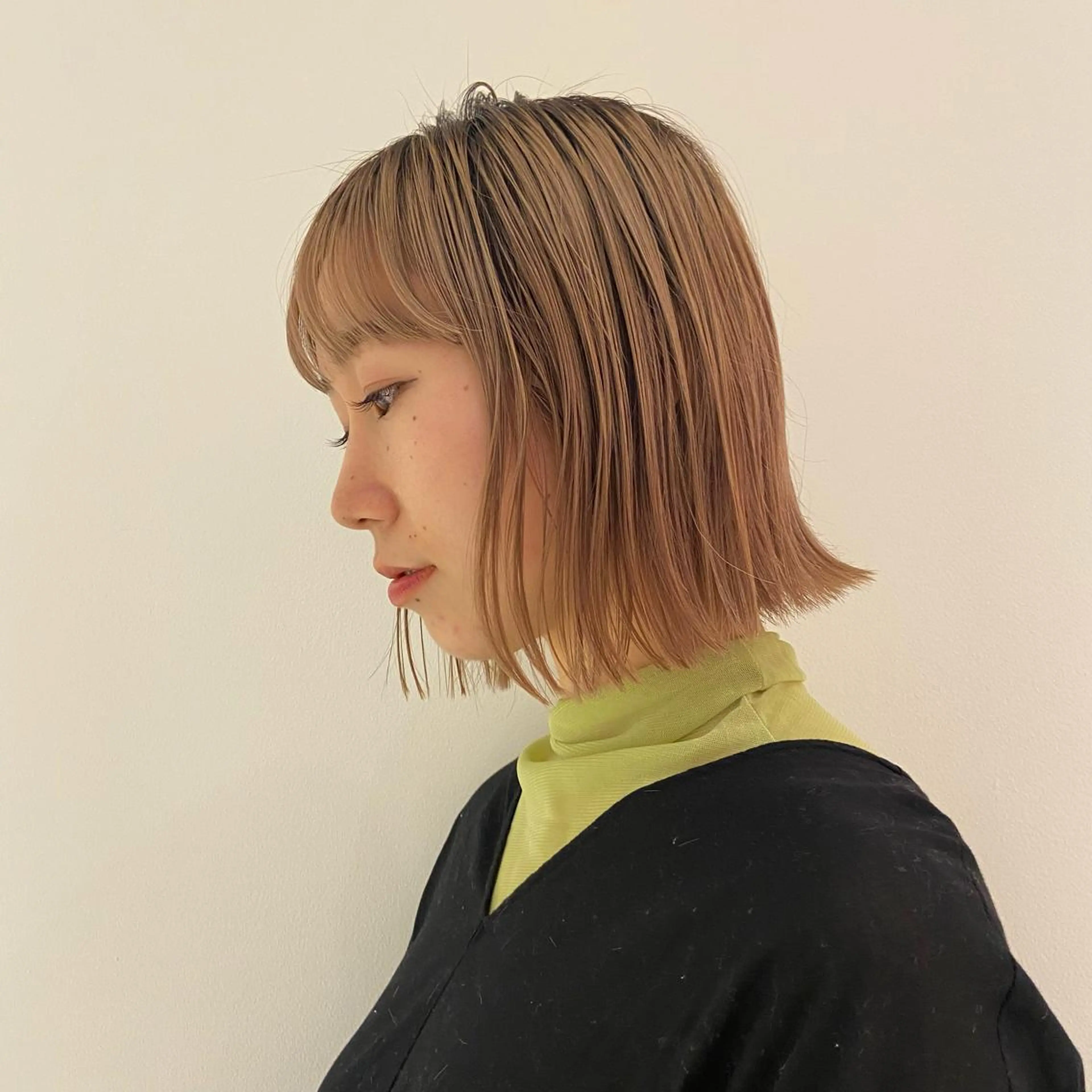 ミディアム ボブ/透明感カラー 🧸YUI❤️のヘアスタイル