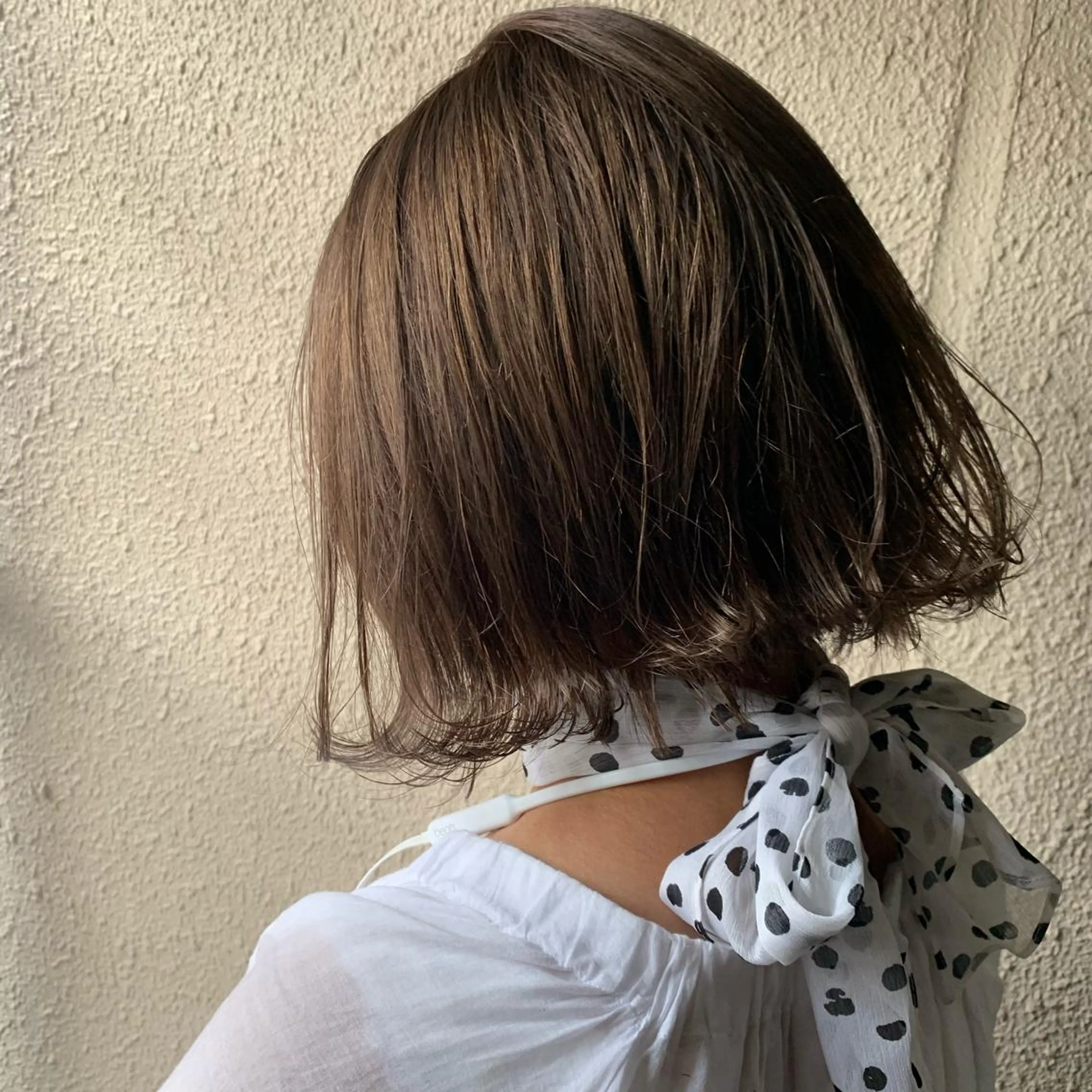 ショート カラー ベージュカラー ヘアカラー トリートメント chouette/ 根本優希のヘアスタイル