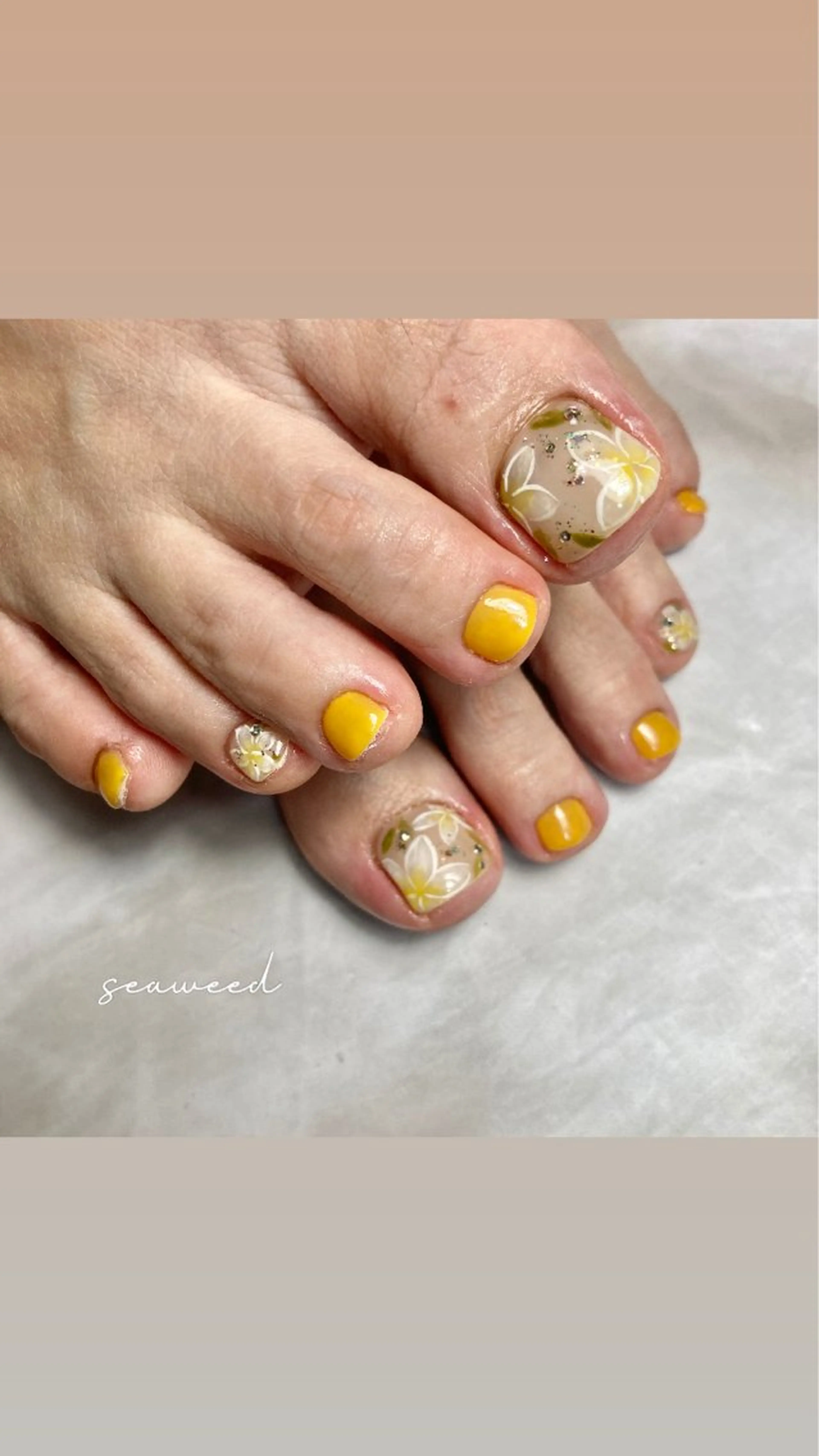 ネイル フットネイル seaweed nailのネイルデザイン