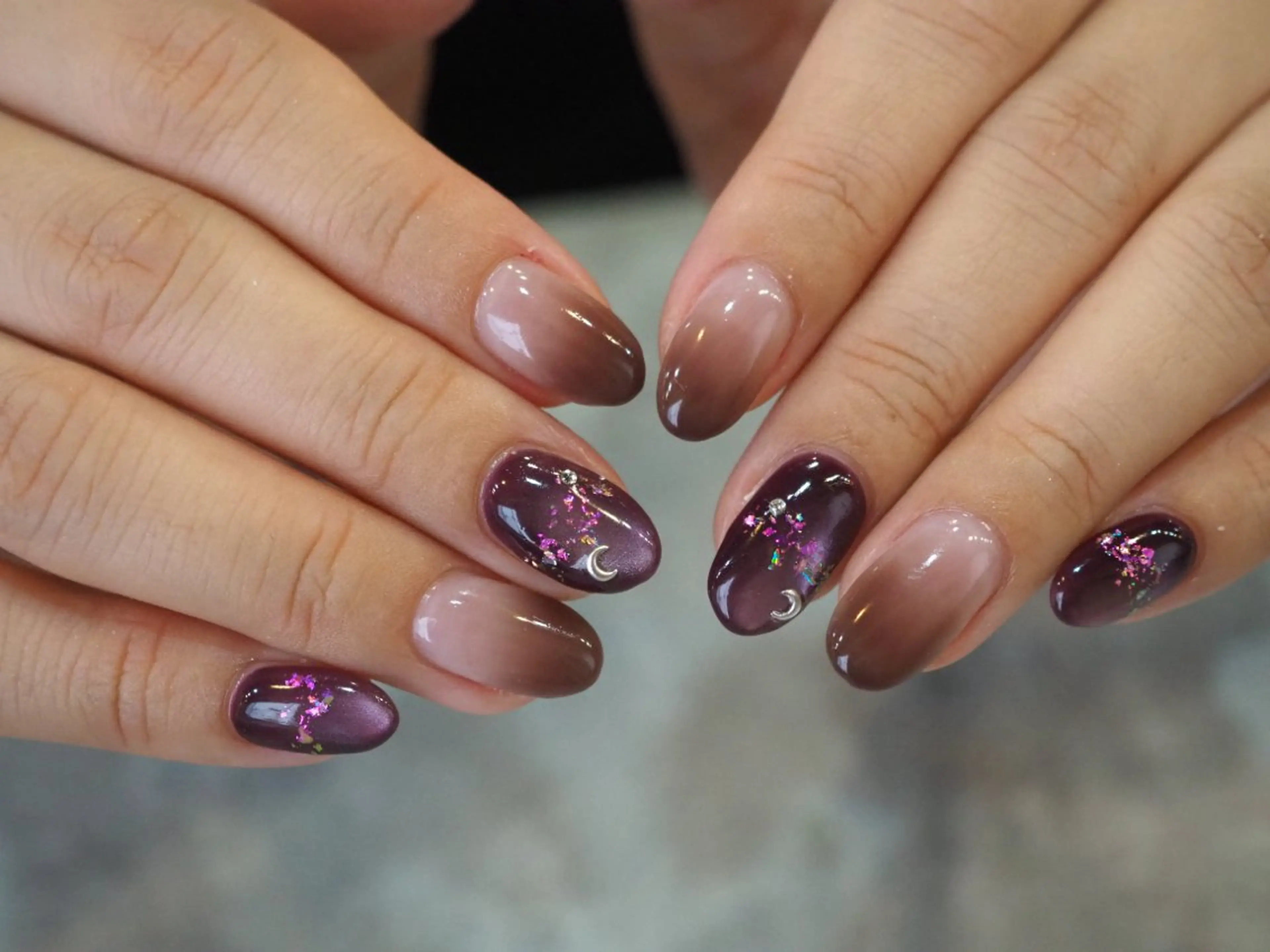 ネイル マグネットネイル ハンドネイル glaNje shioriのネイルデザイン