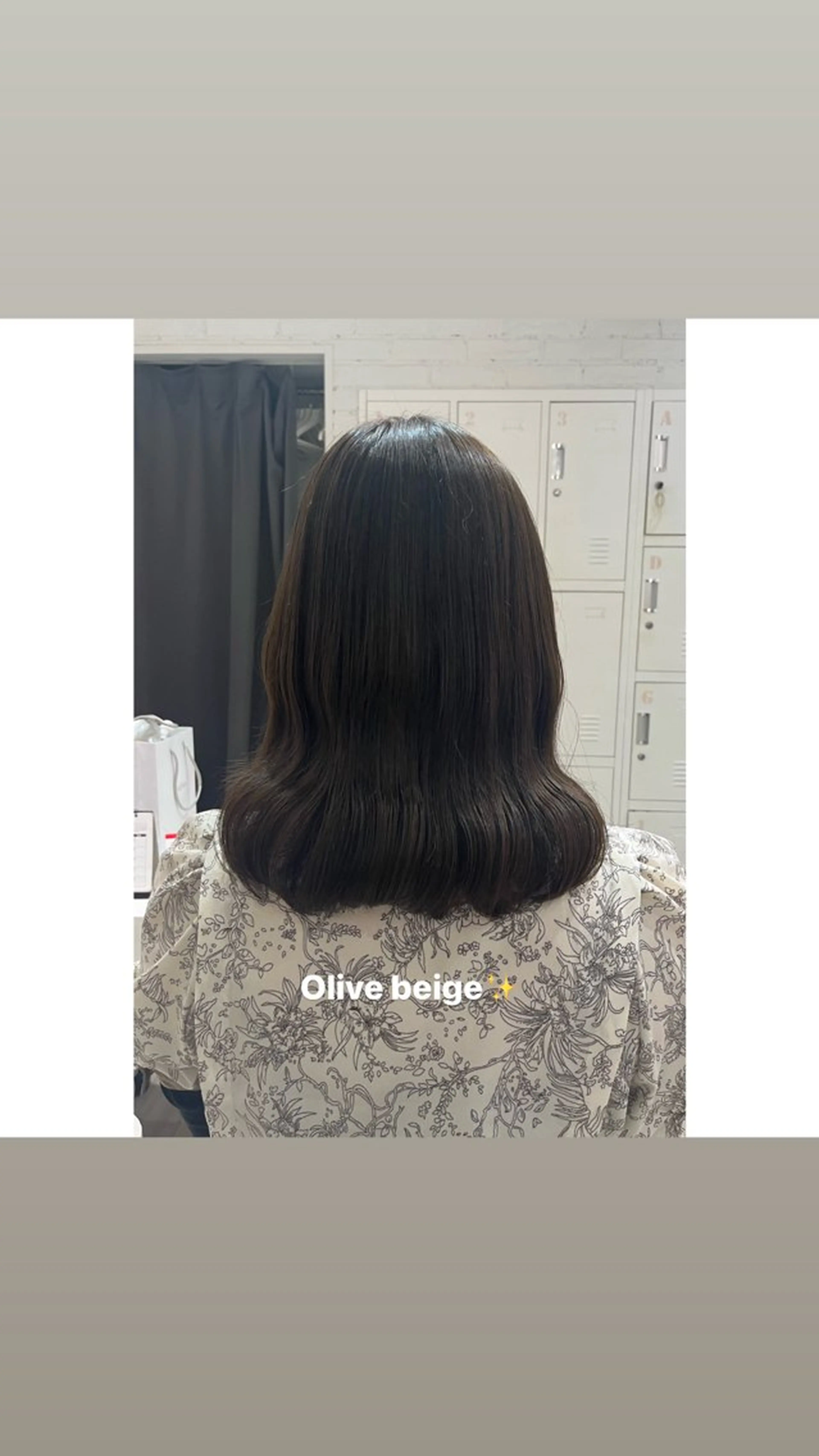 セミロング カラー miku୨୧˖* 透明感モテカラーのヘアスタイル