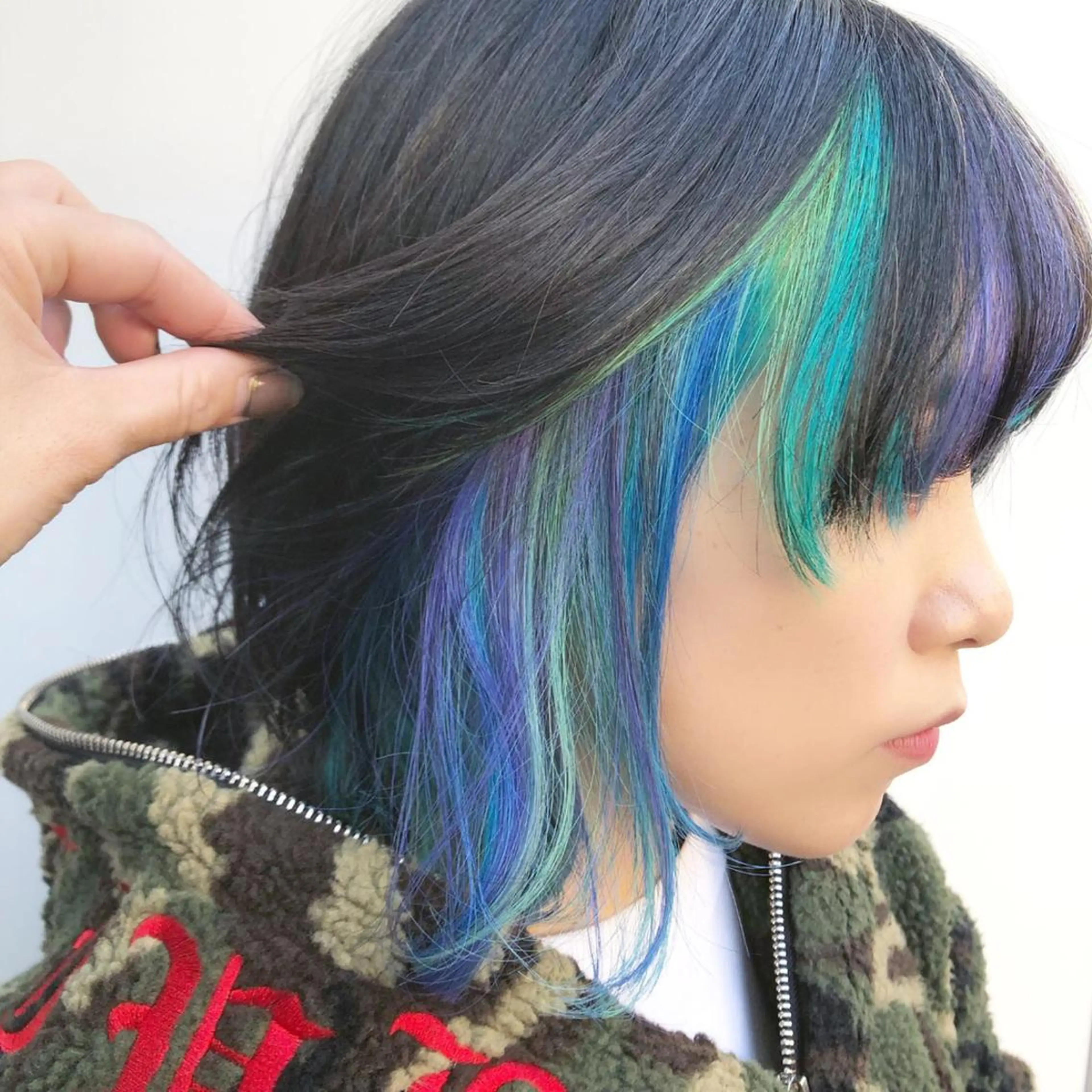 ショート カラー ハネエクステ表参道/ 羽エクステSpicaのヘアスタイル