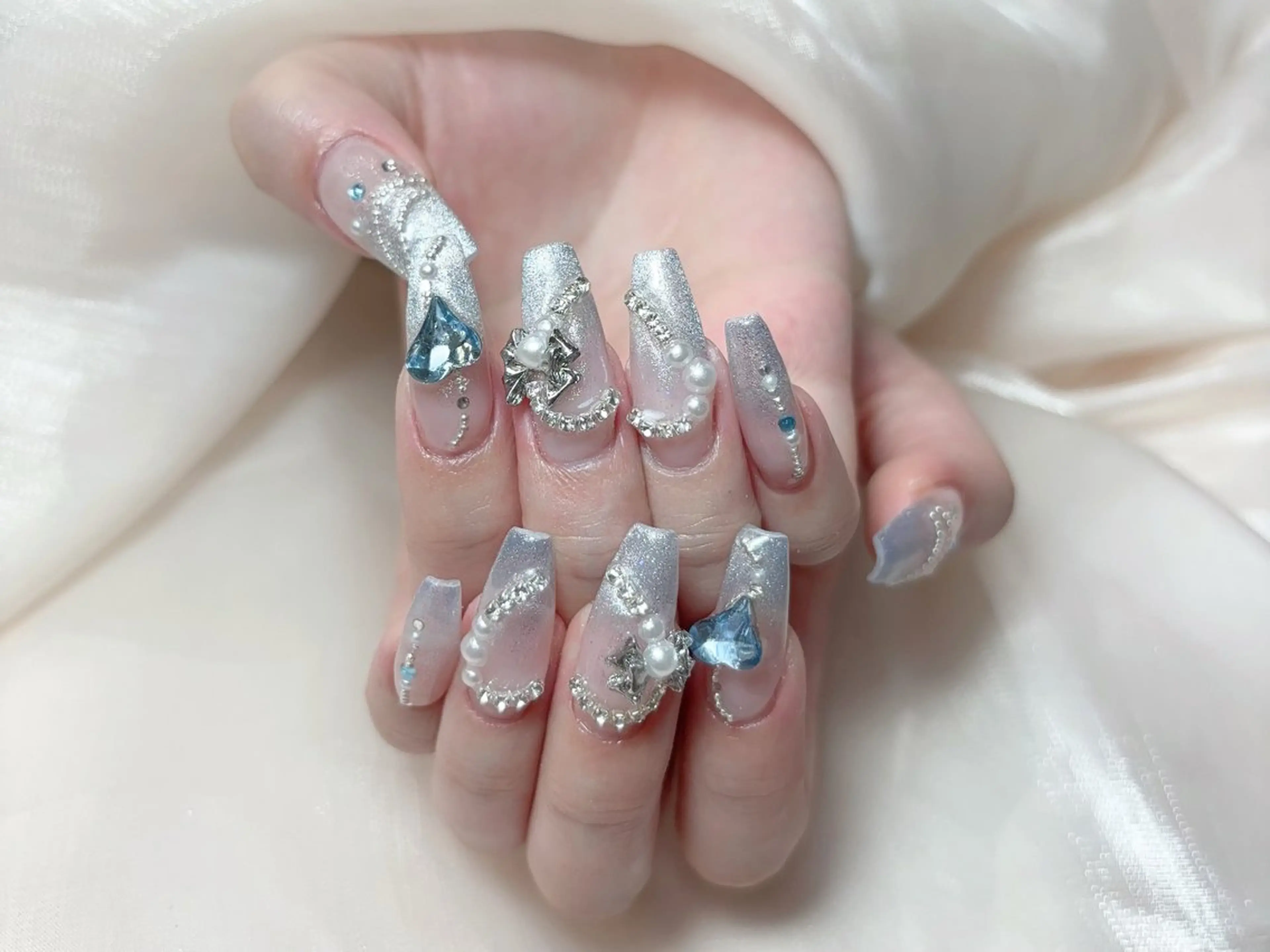 カラー ハンドネイル Melody Nail所属・Melody  3D/スカルプ専門店のネイルデザイン